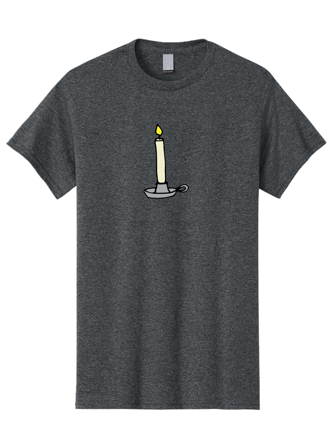 Candle-2 Men'S Graphic Tee, 100% Cotton, Comfortable Casual Summer Wear, Machine Washable, Lit Candle, Candle Holder, Warm Lighting, Relaxing Ambiance, Peaceful Atmosphere, Soft Glow, Serene Moment, Ambiance, Candlelight, Relaxation, - Aaa775