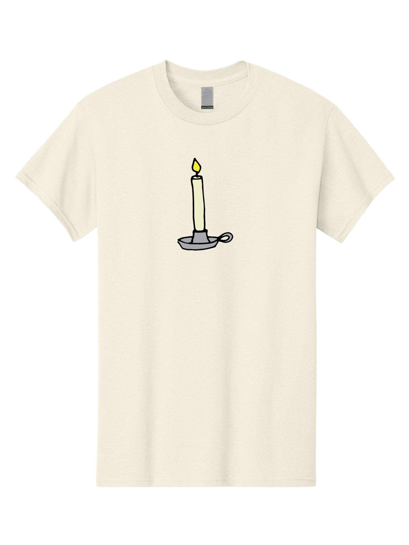 Candle-2 Men'S Graphic Tee, 100% Cotton, Comfortable Casual Summer Wear, Machine Washable, Lit Candle, Candle Holder, Warm Lighting, Relaxing Ambiance, Peaceful Atmosphere, Soft Glow, Serene Moment, Ambiance, Candlelight, Relaxation, - Aaa775