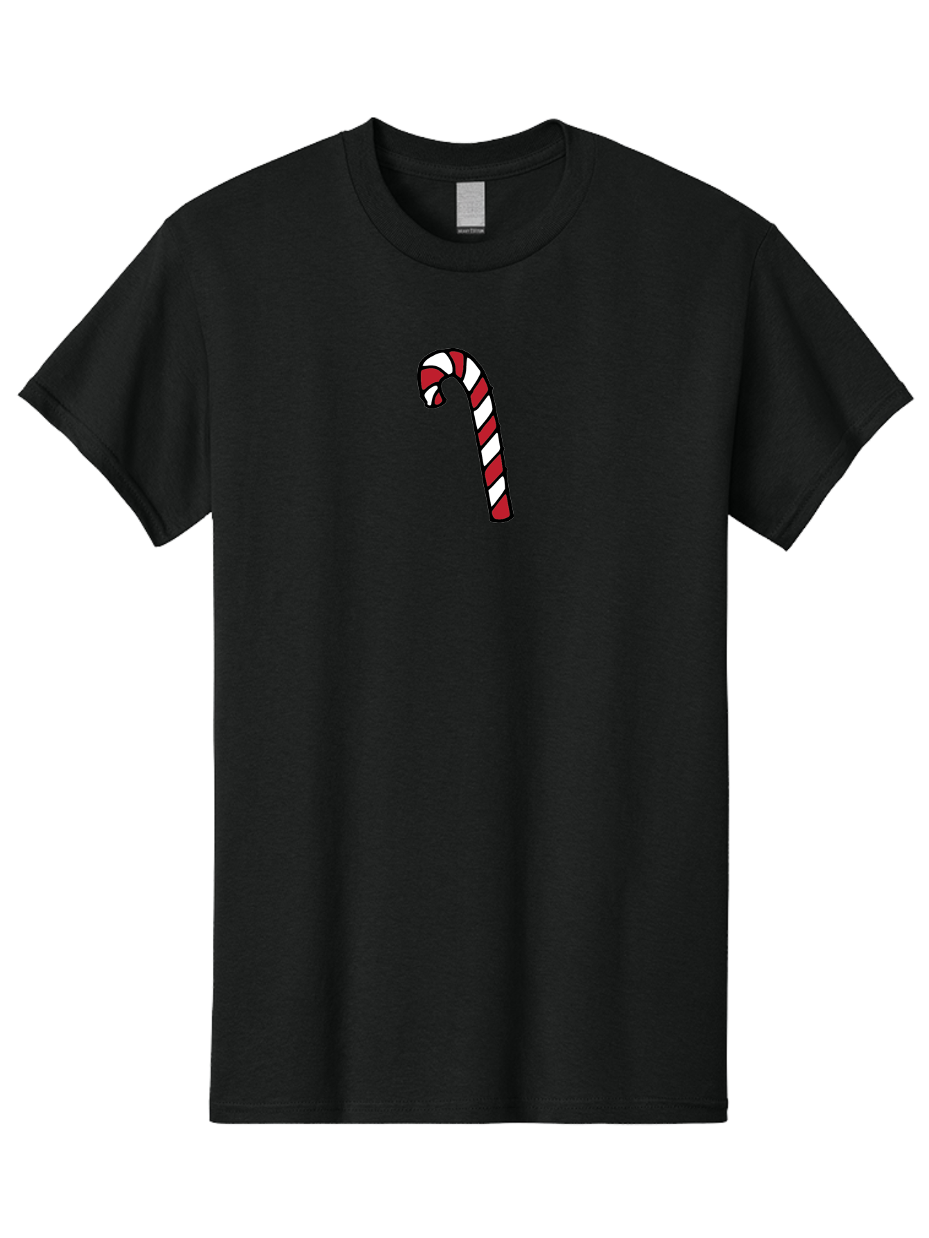 Candy-Cane-2 Men'S Graphic Tee, 100% Cotton, Comfortable Casual Summer Wear, Machine Washable, Striped Candy Cane, Holiday Treat, Festive Decoration, Christmas Symbol, Red And White Stripes, Sweet Delight, Seasonal Charm - Aaa780
