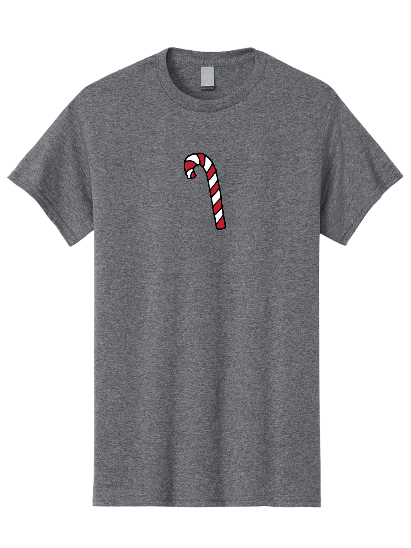 Candy-Cane-2 Men'S Graphic Tee, 100% Cotton, Comfortable Casual Summer Wear, Machine Washable, Striped Candy Cane, Holiday Treat, Festive Decoration, Christmas Symbol, Red And White Stripes, Sweet Delight, Seasonal Charm - Aaa780