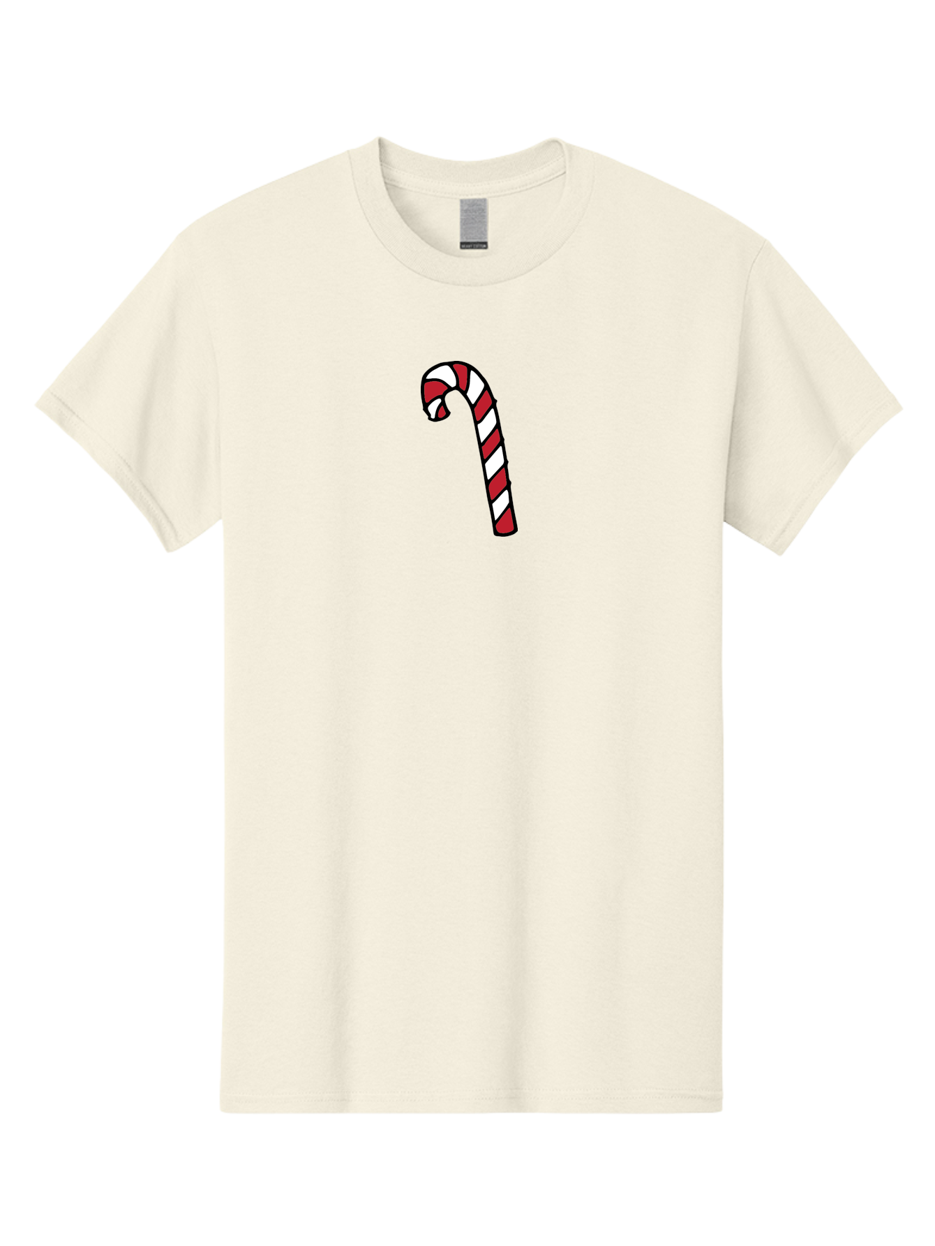 Candy-Cane-2 Men'S Graphic Tee, 100% Cotton, Comfortable Casual Summer Wear, Machine Washable, Striped Candy Cane, Holiday Treat, Festive Decoration, Christmas Symbol, Red And White Stripes, Sweet Delight, Seasonal Charm - Aaa780