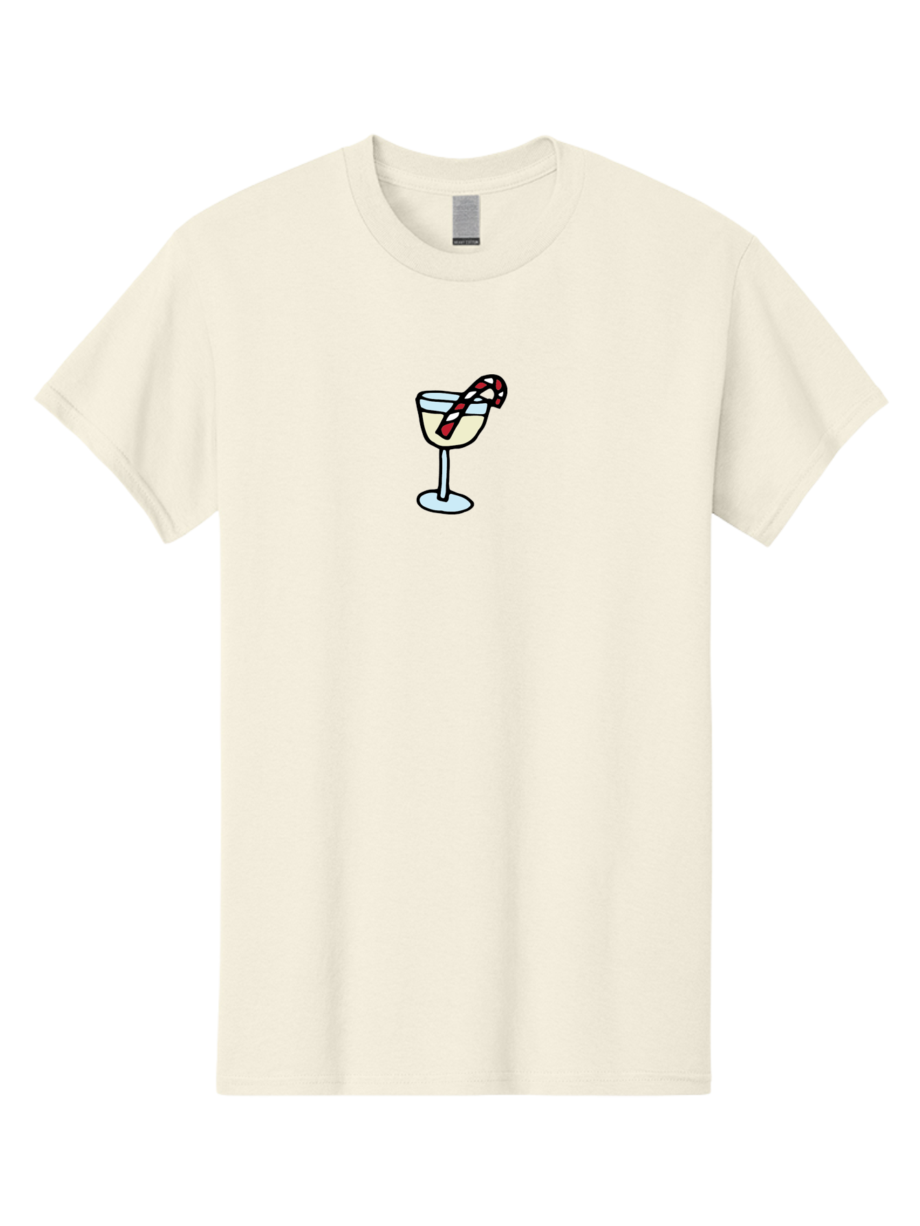 Candy-Cane-Martini-2 Men'S Graphic Tee, 100% Cotton, Comfortable Casual Summer Wear, Machine Washable, Candy Cane Martini, Festive Drink, Holiday Cocktail, Christmas Treat, Sweet Indulgence, Peppermint Delight, Winter Wonderland - Aaa782