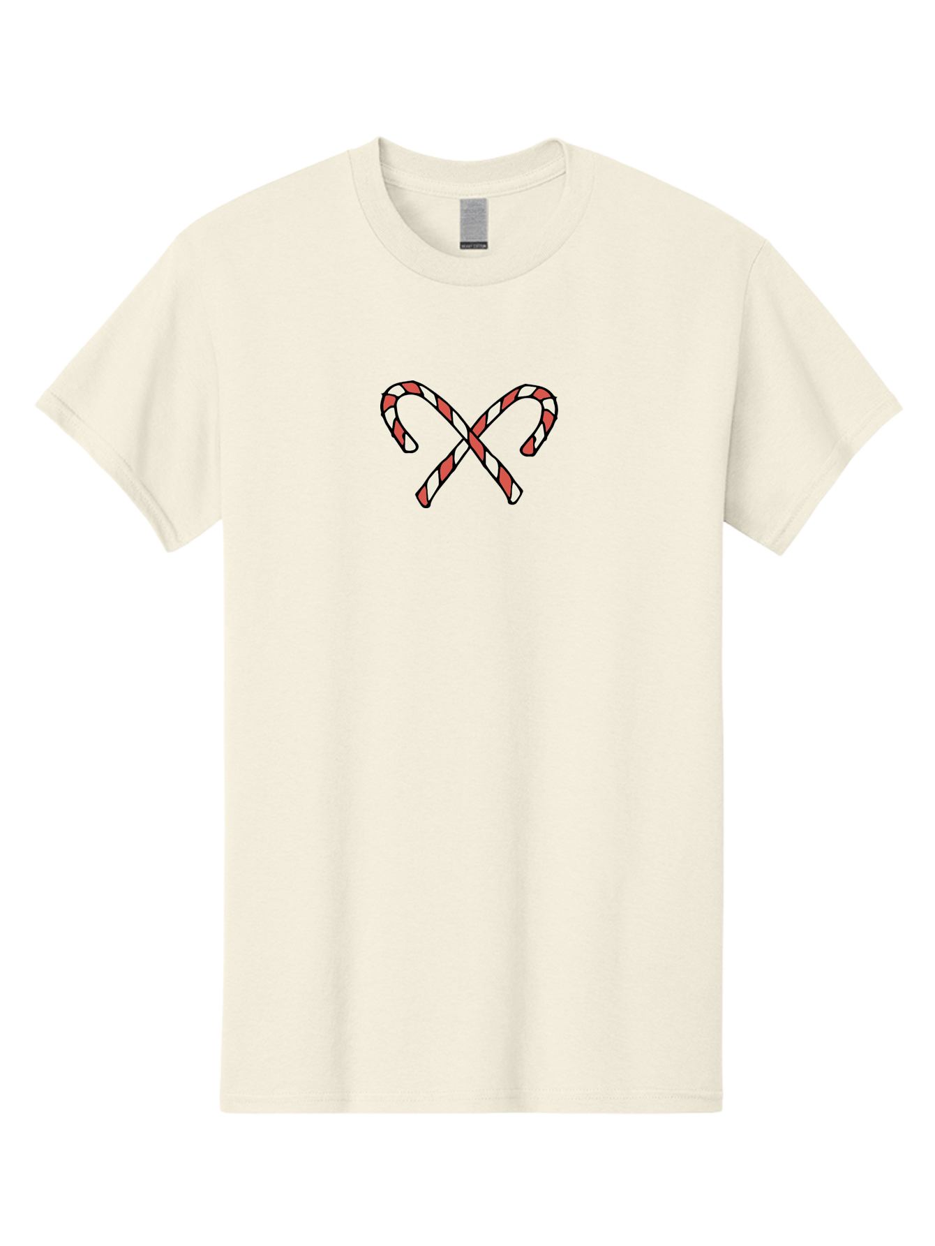 Candy-Canes-Xx Men'S Graphic Tee, 100% Cotton, Comfortable Casual Summer Wear, Machine Washable, Candy Canes, Holiday Treats, Festive Decorations, Christmas Sweets, Striped Candies, Sweet Treats, Holiday Cheer - Aaa786