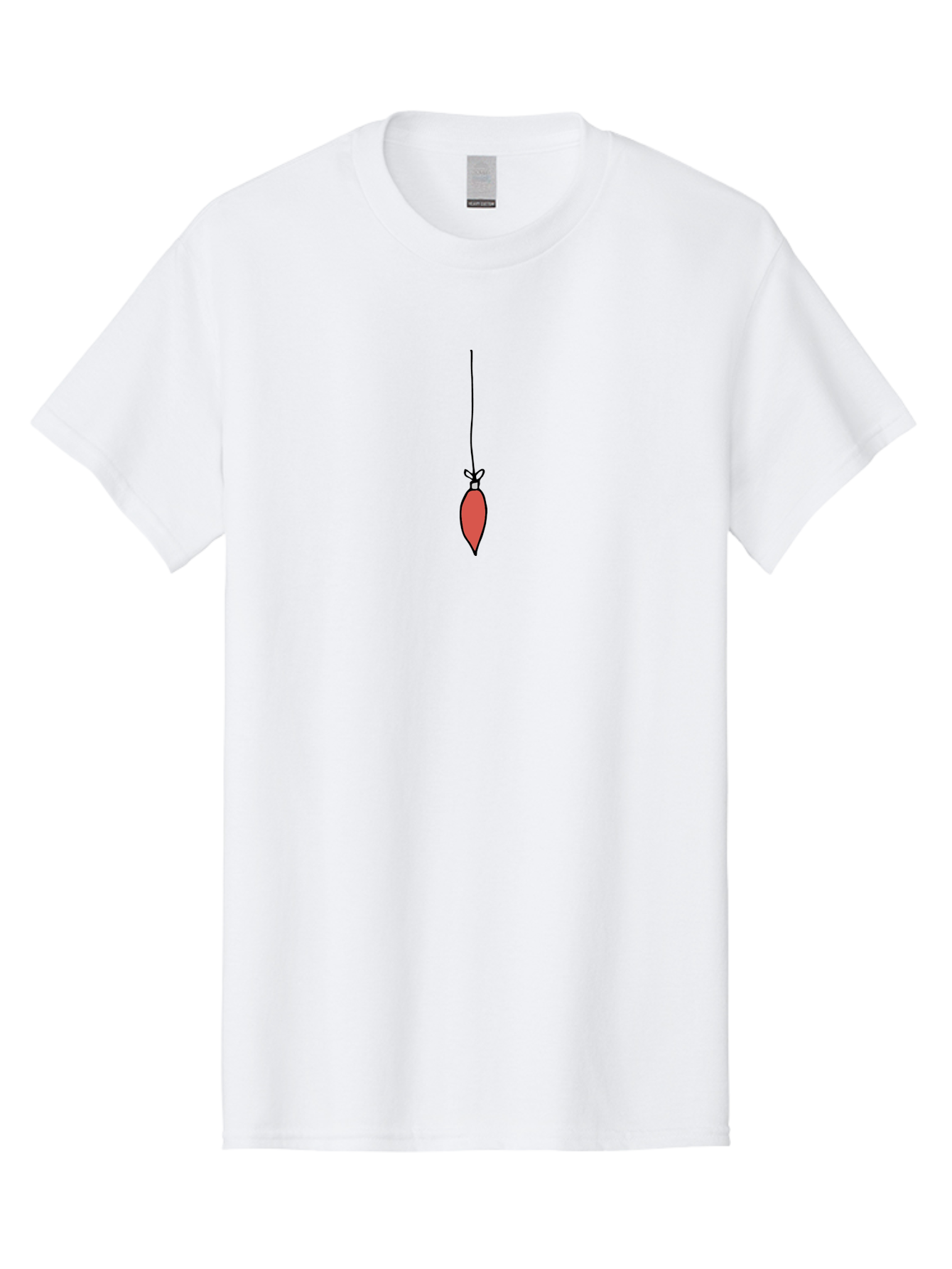 Christmas-Ornament-3 Men'S Graphic Tee, 100% Cotton, Comfortable Casual Summer Wear, Machine Washable, Red Christmas Ornament, Festive Decoration, Holiday Decor, Bauble Hanging, Christmas Tree Ornament, Seasonal Symbol - Aaa811