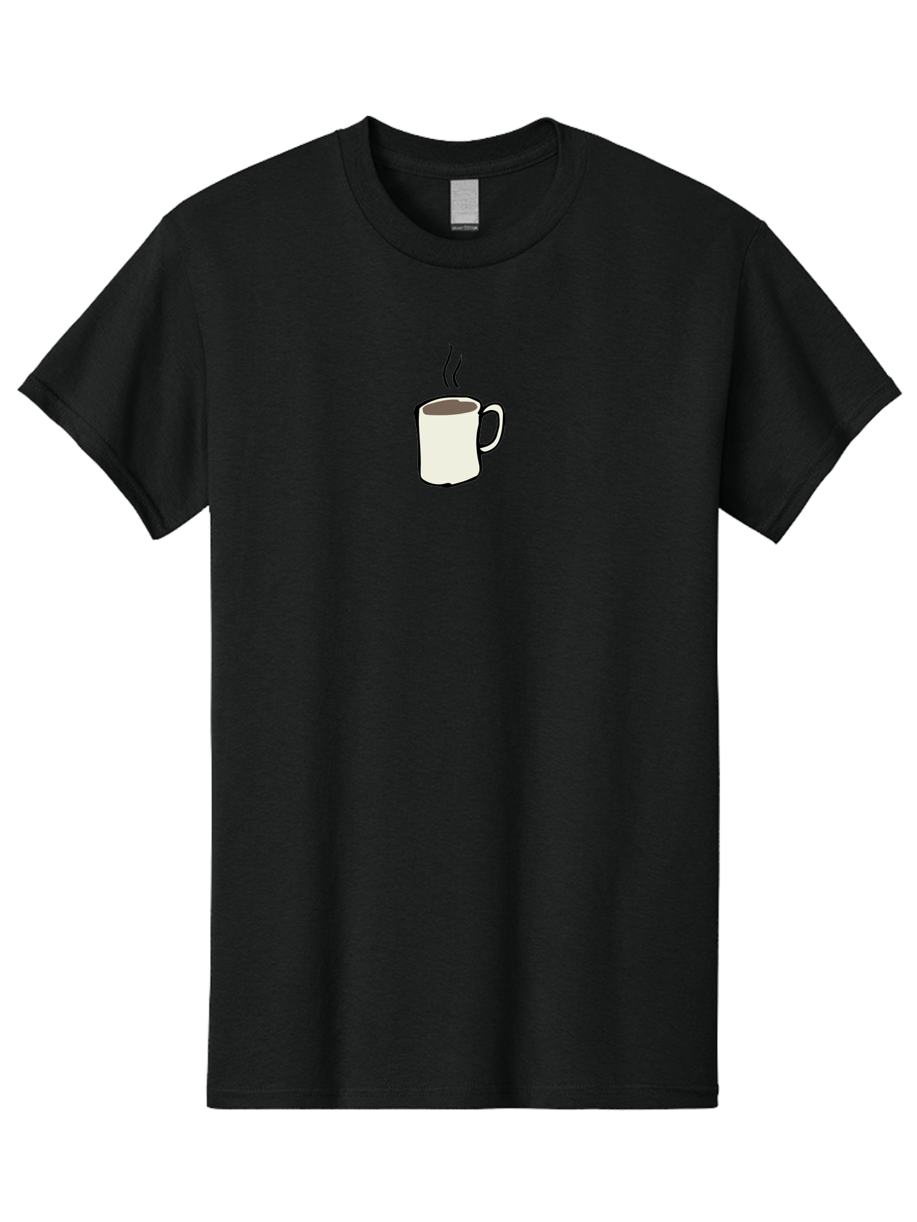 Coffee-Mug Men'S Graphic Tee, 100% Cotton, Comfortable Casual Summer Wear, Machine Washable, Coffee Mug, Steaming Hot Coffee, Morning Pick-Me-Up, Caffeinated Beverage, Coffee Break, Hot Drink, Morning Routine - Aaa837