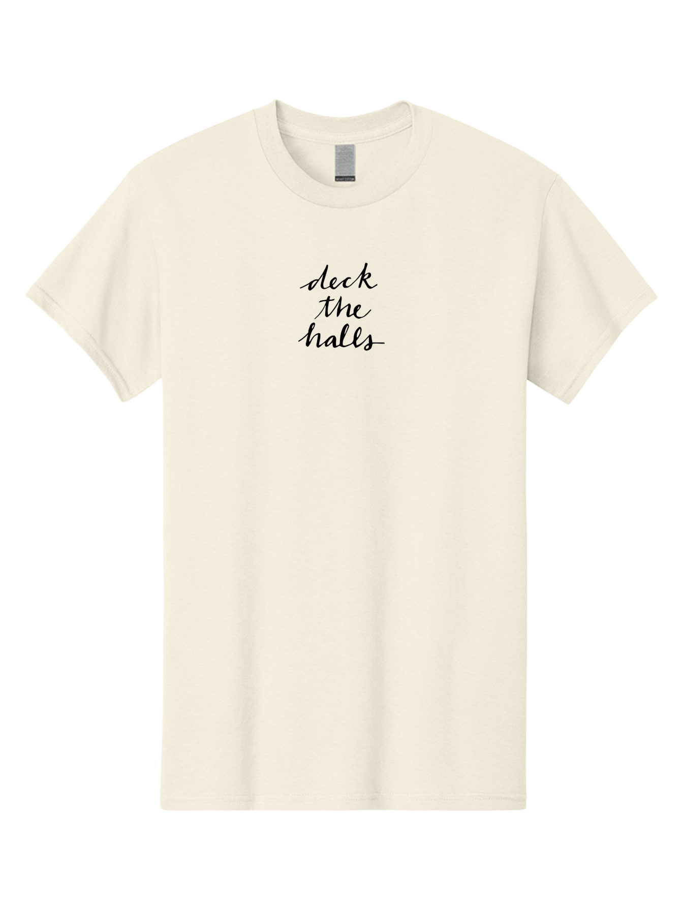 Deck-The-Halls-1 Men'S Graphic Tee, 100% Cotton, Comfortable Casual Summer Wear, Machine Washable, Deck The Halls, Holiday Phrase, Festive Saying, Christmas Greeting, Holiday Cheer, Seasonal Decor, Winter Wonderland, Christmas Magic, - Aaa849