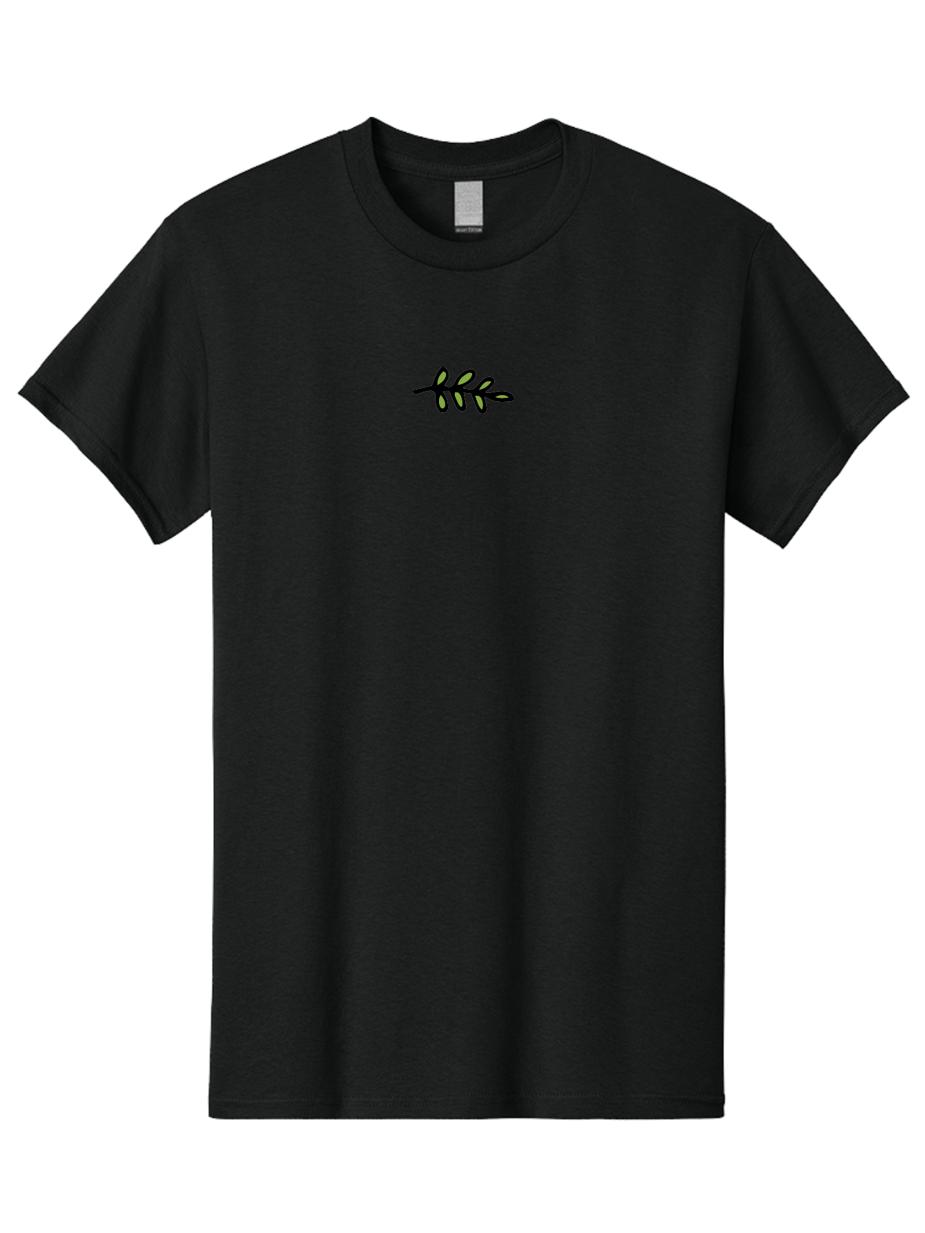 Fff Men'S Graphic Tee, 100% Cotton, Comfortable Casual Summer Wear, Machine Washable, Stylized Letter F, Minimalist Design, Simple Logo, Modern Typography, Abstract Symbol, Elegant Branding, F Emblem, Black And Green Color Scheme - Aaa877