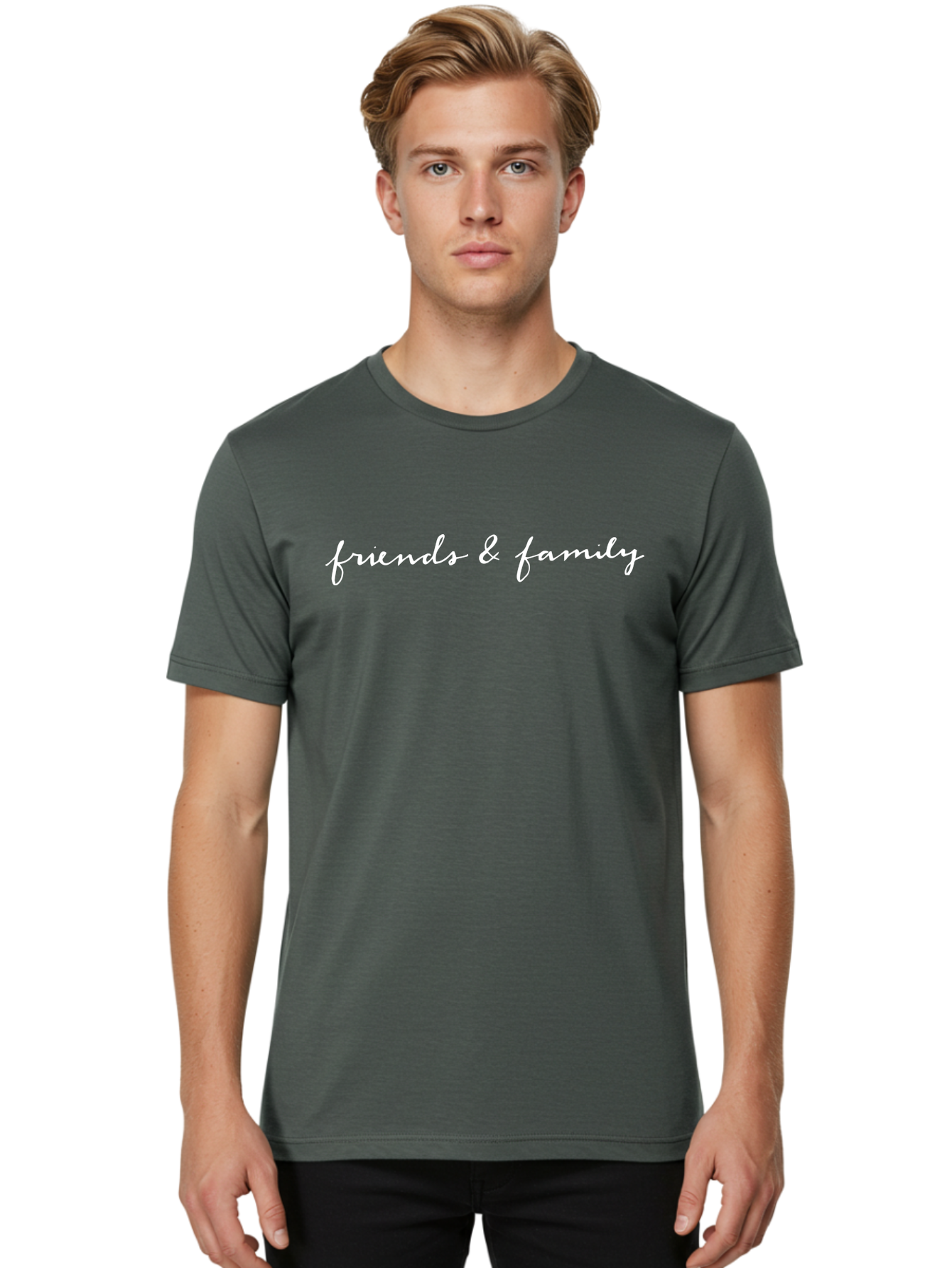 friends and family, cursive text, love ones, close relationships, family bonding, friendship goals