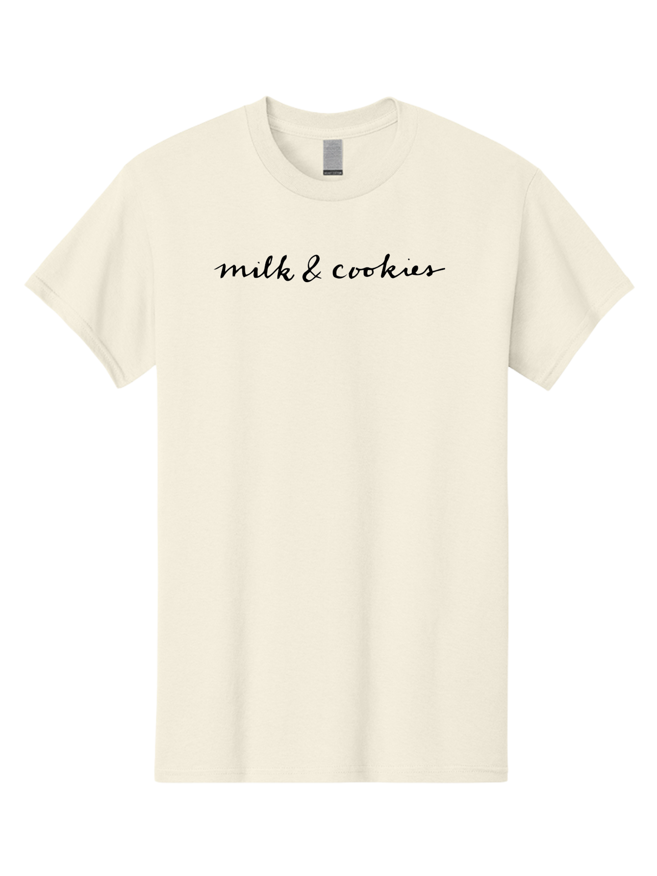 Milk-Cookies Men'S Graphic Tee, 100% Cotton, Comfortable Casual Summer Wear, Machine Washable, Milk And Cookies, Sweet Treats, Dessert Lovers, Cookie Lovers, Milk And Cookies Theme, Tasty Delights, Yummy Treats - Aaa993