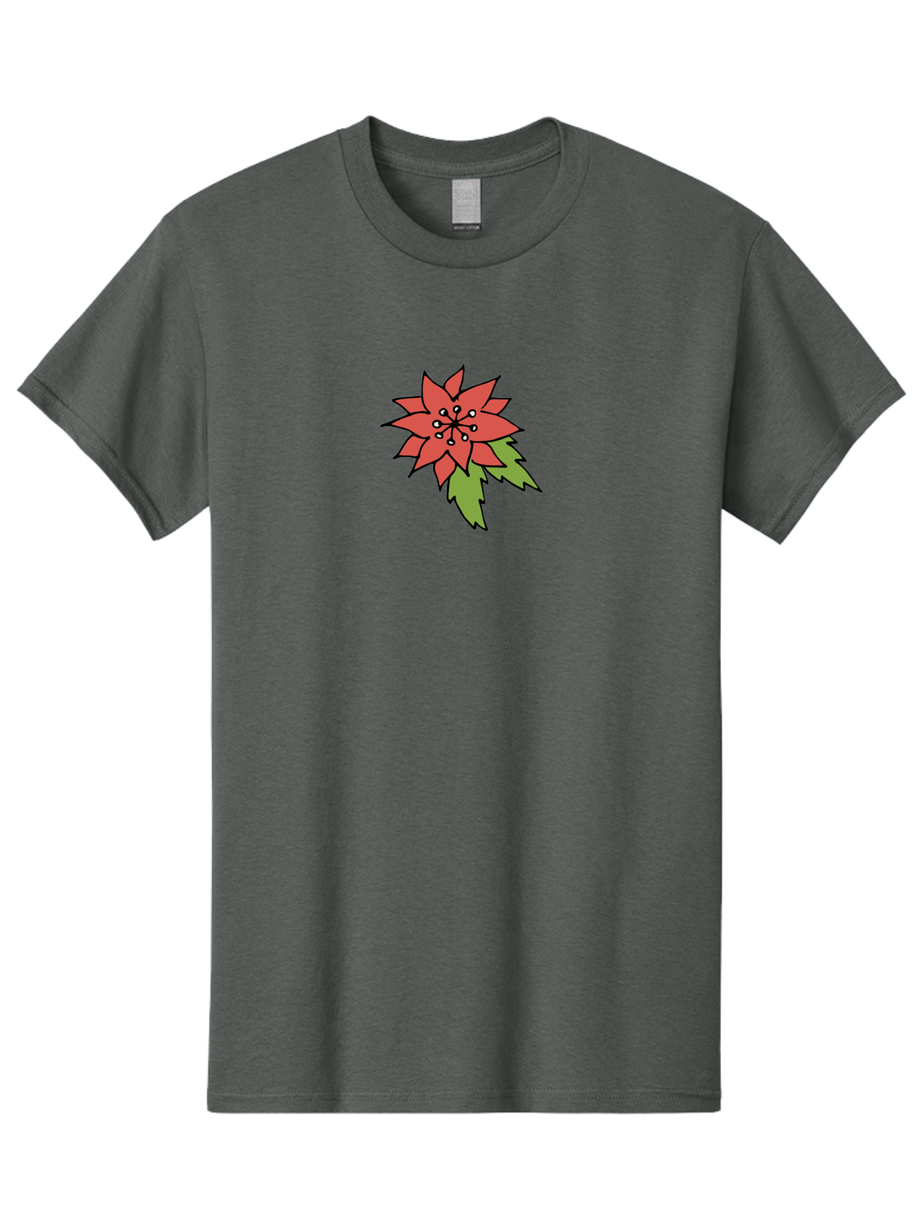 red poinsettia flower, festive holiday decor, Christmas plant, symbolic blooms, vibrant red petals, green leaves, winter flowers, seasonal decoration