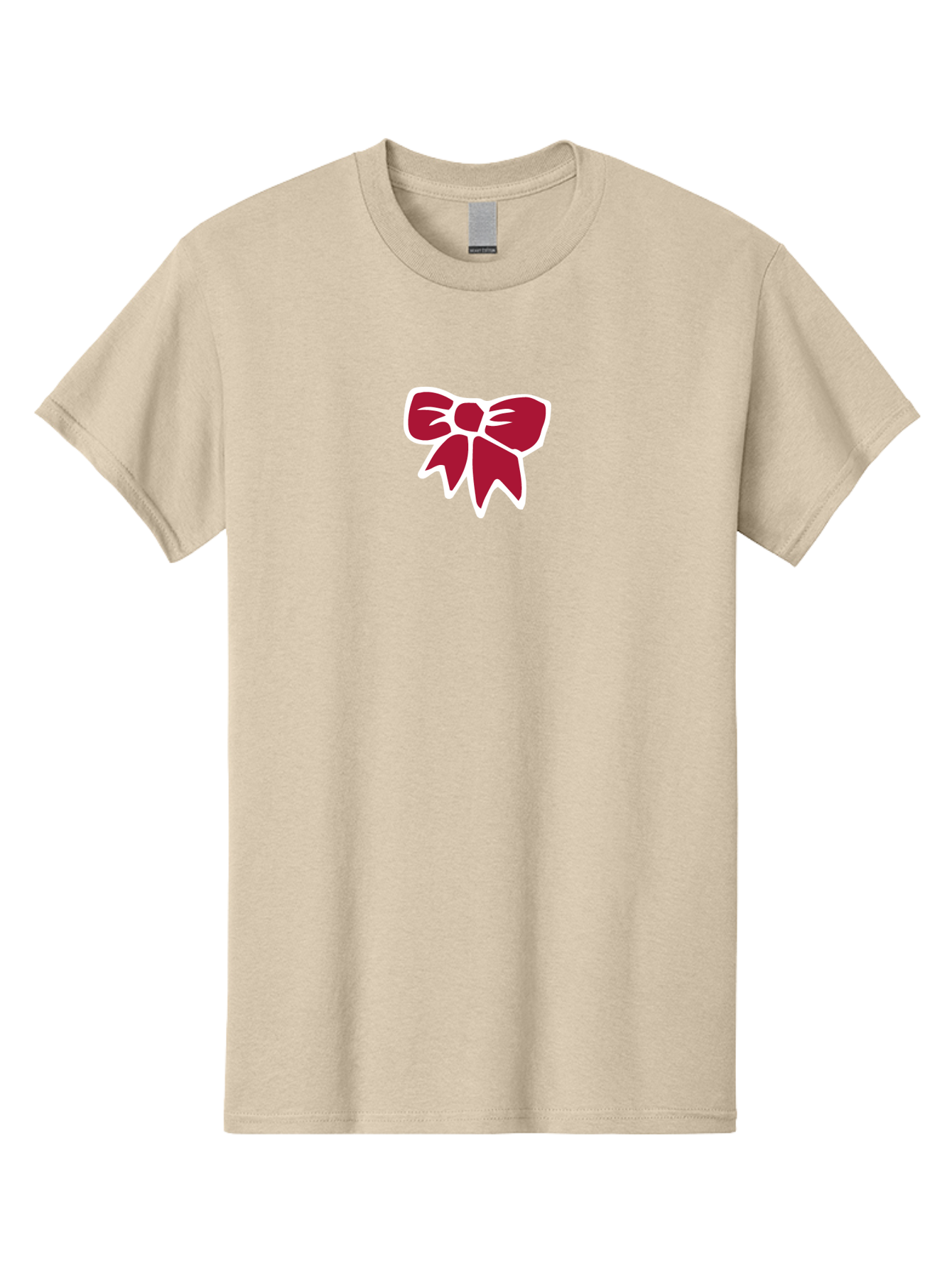 Red-Bow-1 Men'S Graphic Tee, 100% Cotton, Comfortable Casual Summer Wear, Machine Washable, Red Bow, Ribbon Decoration, Gift Wrapping, Festive Symbol, Elegant Design, Classic Motif, Decorative Element, Stylish Accessory Aab066