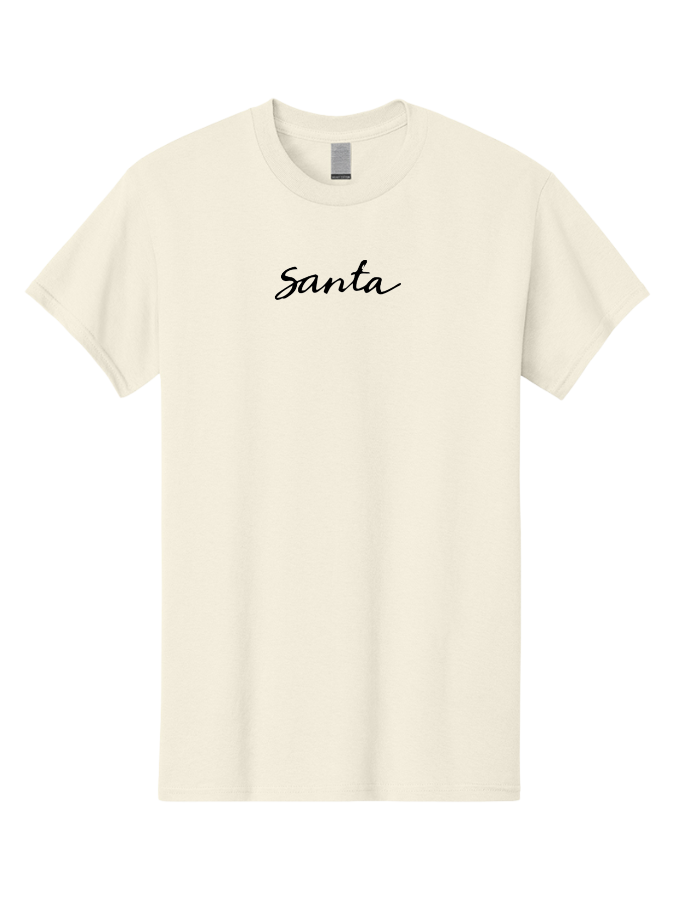 Santa-1 Men'S Graphic Tee, 100% Cotton, Comfortable Casual Summer Wear, Machine Washable, Santa, Christmas, Holiday Season, Festive, Jolly, Christmas Magic, Gift Giver, Sleigh Bells Aab090