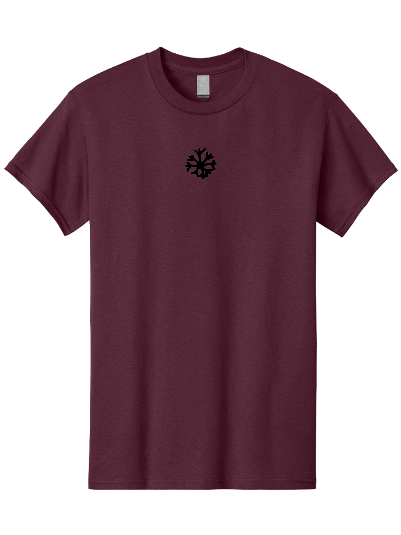 Snowflake-10 Men'S Graphic Tee, 100% Cotton, Comfortable Casual Summer Wear, Machine Washable, Snowflake Silhouette, Winter Symbol, Frosty Design, Intricate Patterns, Delicate Shape, Icy Motif, Seasonal Icon, Frosty Elements Aab112