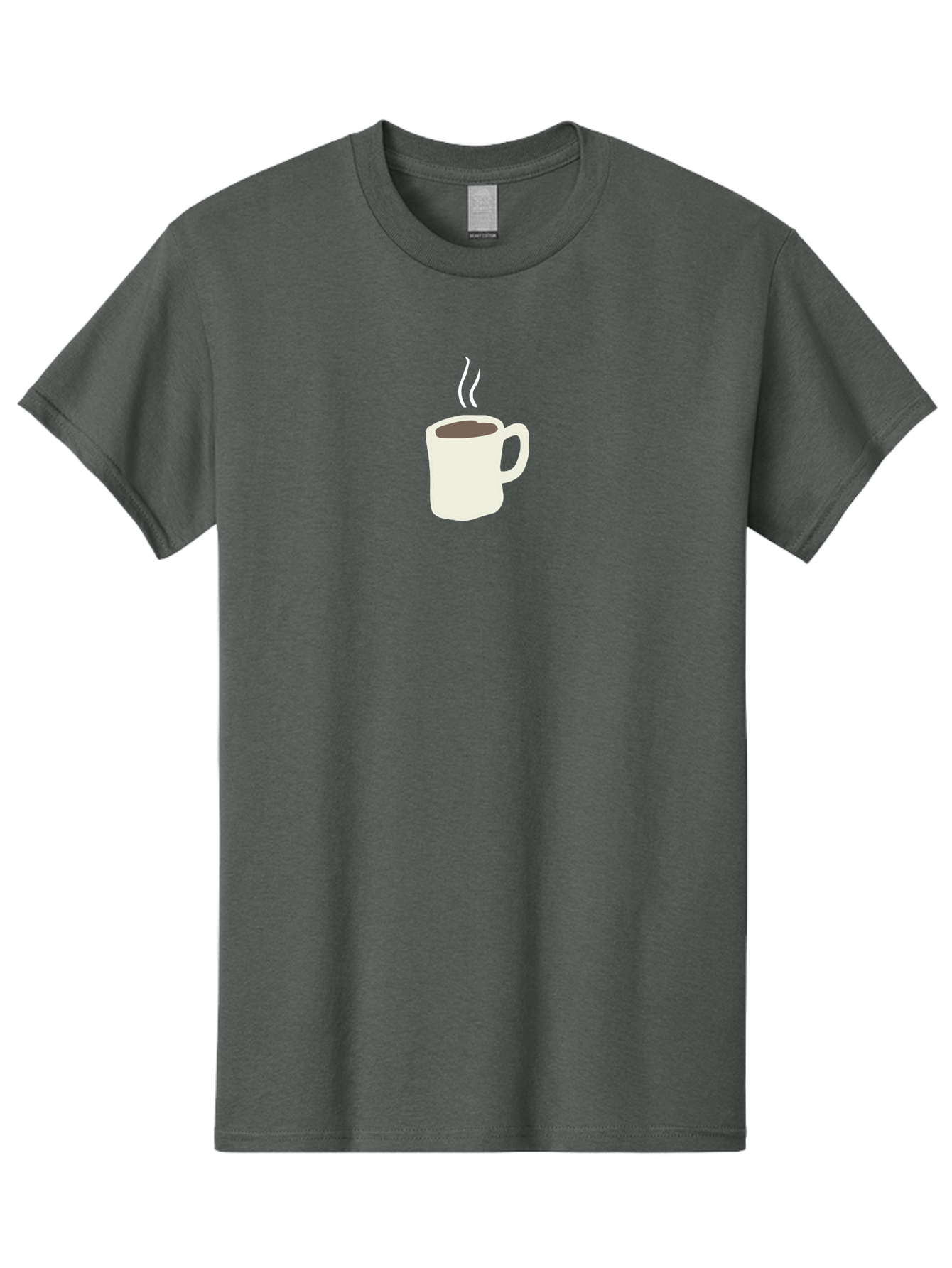 Steaming-Coffee-Mug-1 Men'S Graphic Tee, 100% Cotton, Comfortable Casual Summer Wear, Machine Washable, Coffee Mug, Hot Beverage, Morning Coffee, Steaming Cup, Coffee Break, Hot Drink, Caffeine Boost, Daily Grind Aab136