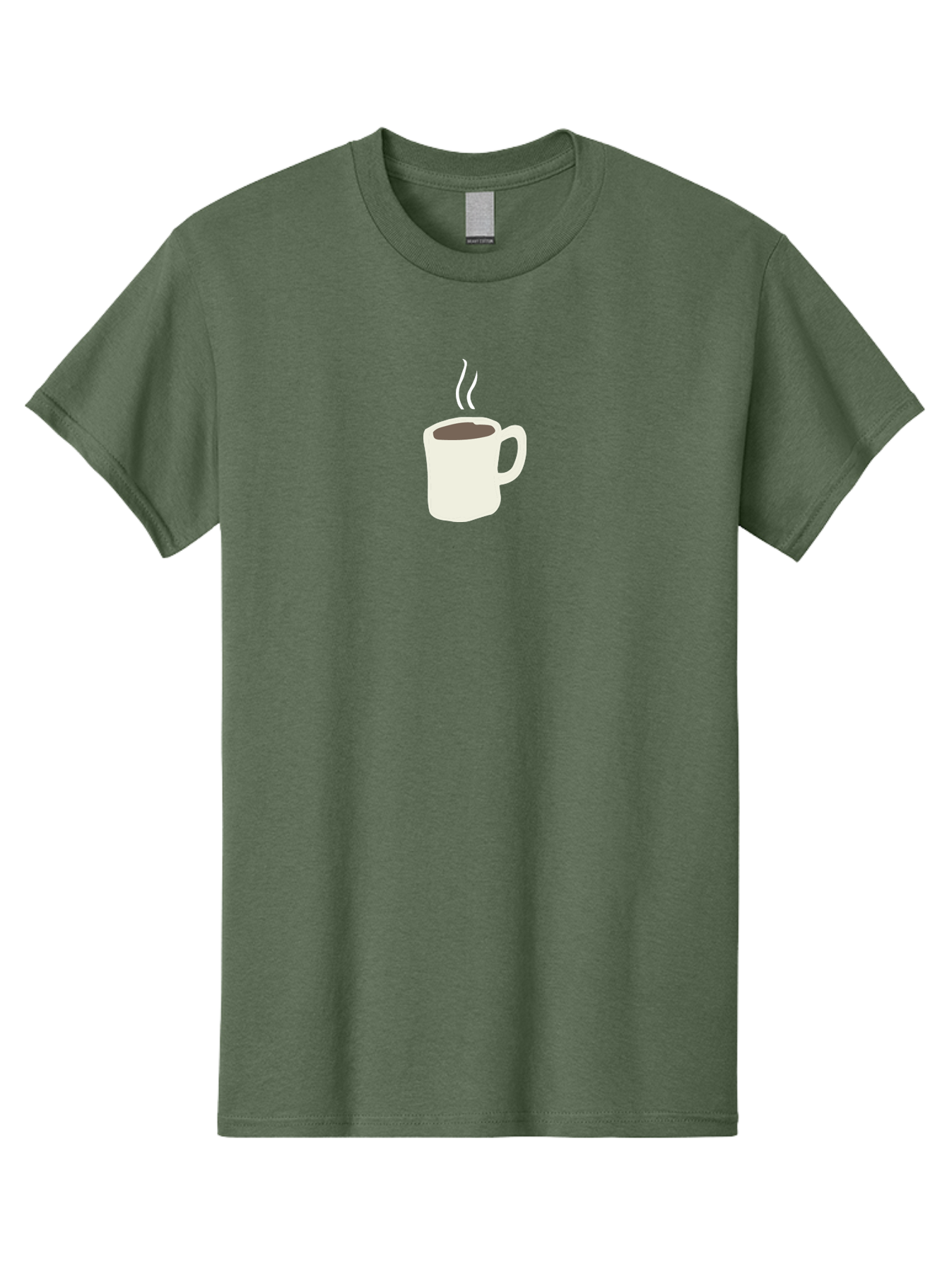 Steaming-Coffee-Mug-1 Men'S Graphic Tee, 100% Cotton, Comfortable Casual Summer Wear, Machine Washable, Coffee Mug, Hot Beverage, Morning Coffee, Steaming Cup, Coffee Break, Hot Drink, Caffeine Boost, Daily Grind Aab136