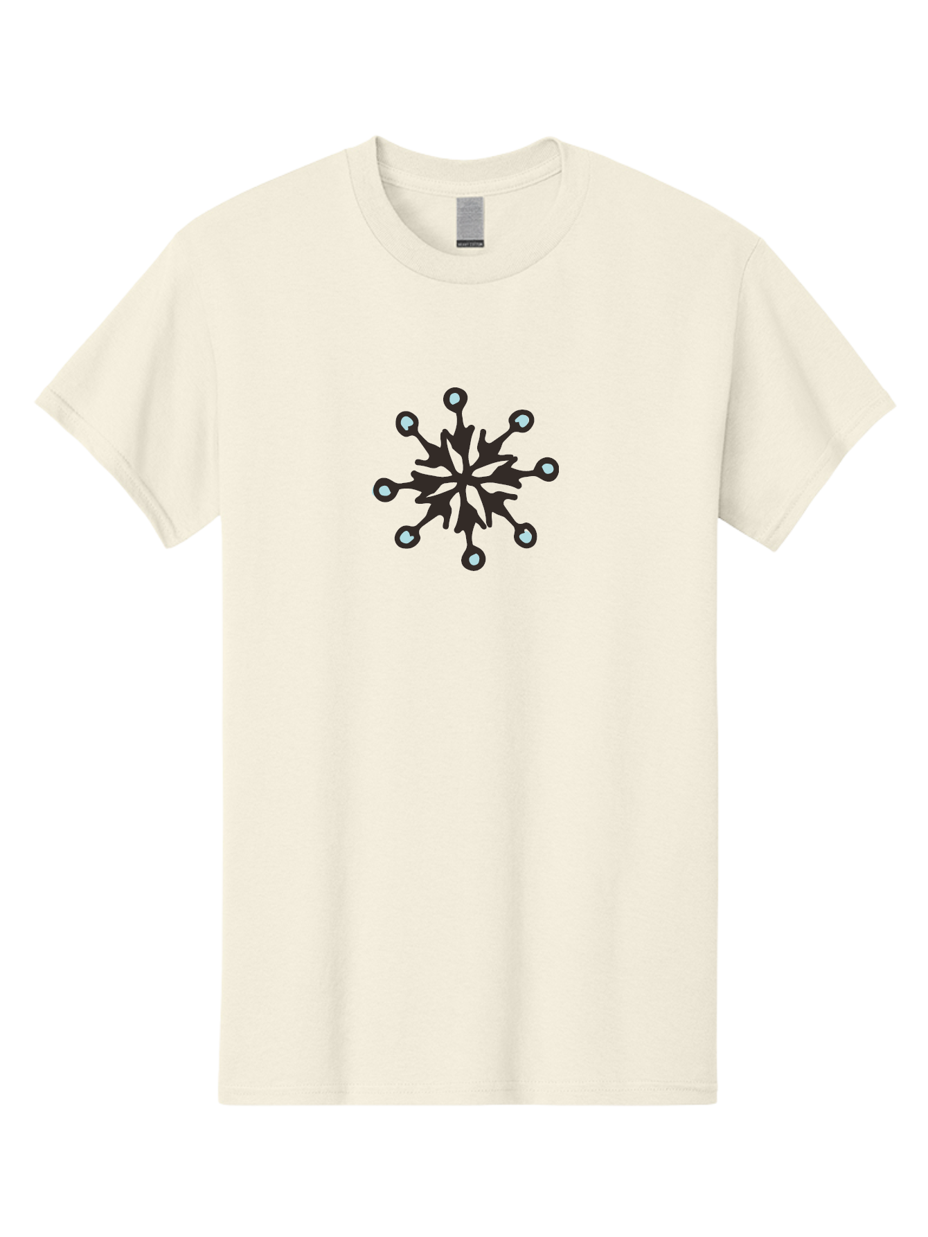 Virus-Graphic Men'S Graphic Tee, 100% Cotton, Comfortable Casual Summer Wear, Machine Washable, Virus Icon, Black Silhouette, Microbiology, Germs, Illness, Disease, Virus Cell, Healthcare, Medicine, Microscopic View Aab156