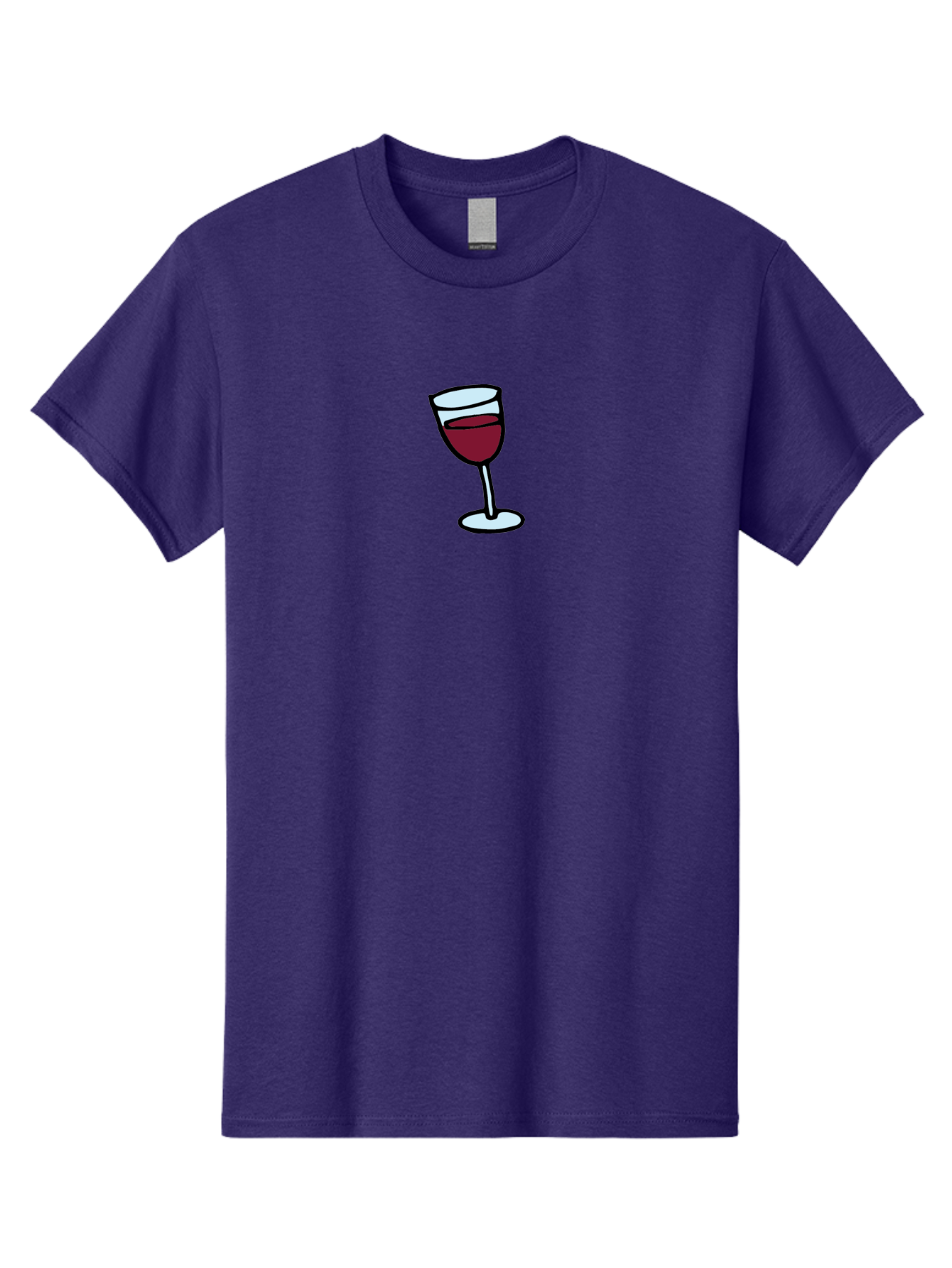 Wine-Glass Men'S Graphic Tee, 100% Cotton, Comfortable Casual Summer Wear, Machine Washable, Red Wine, Wine Glass, Glassware, Fine Wine, Wine Tasting, Elegant Drink, Relaxation, Leisure Activity, Wine Culture Aab168