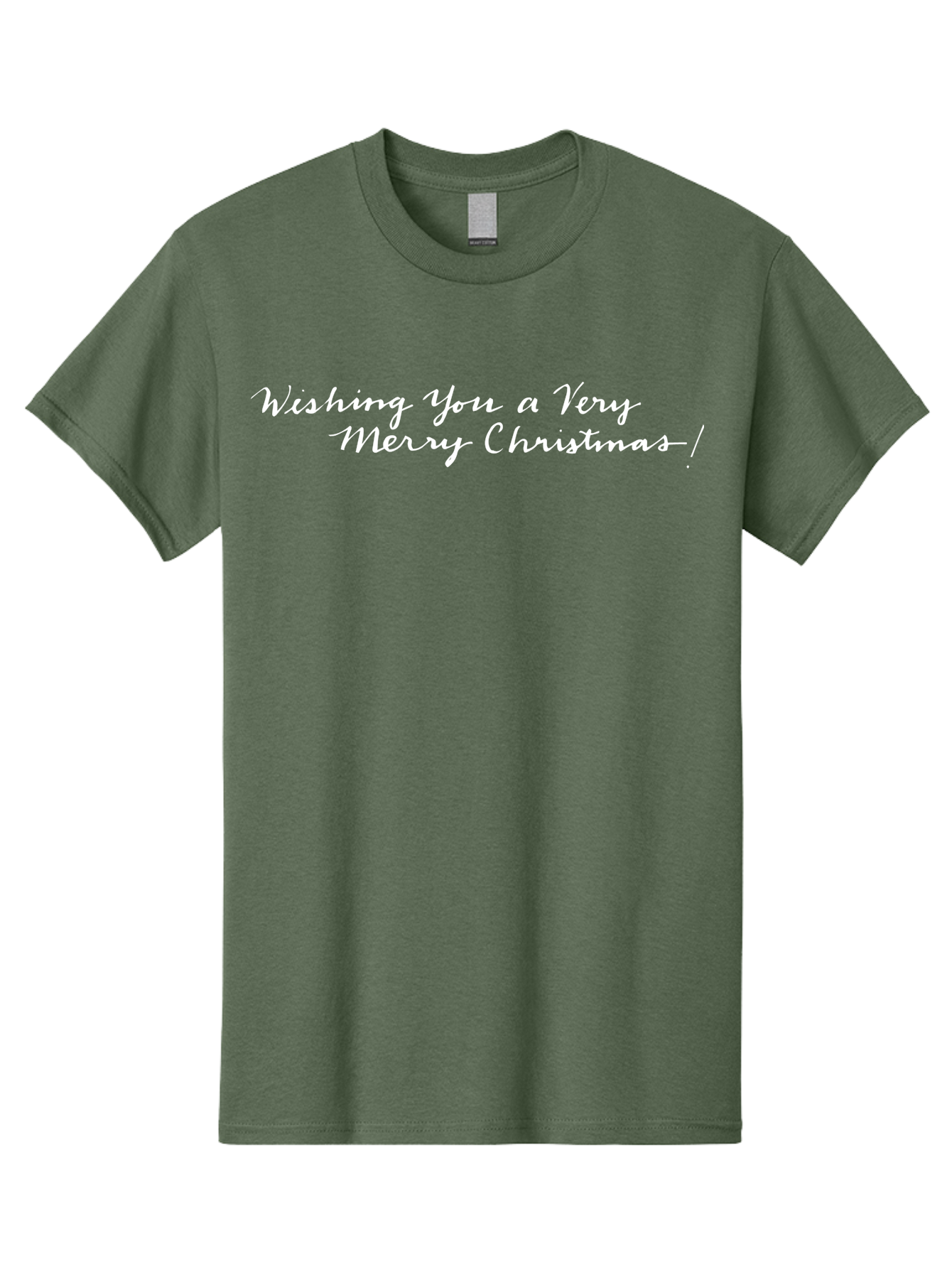Wishing-You-A-Very-Merry-Christmas Men'S Graphic Tee, 100% Cotton, Comfortable Casual Summer Wear, Machine Washable, Holiday Wishes, Christmas Greeting, Festive Wishes, Merry Christmas Message, Holiday Season, Christmas Card, Aab173