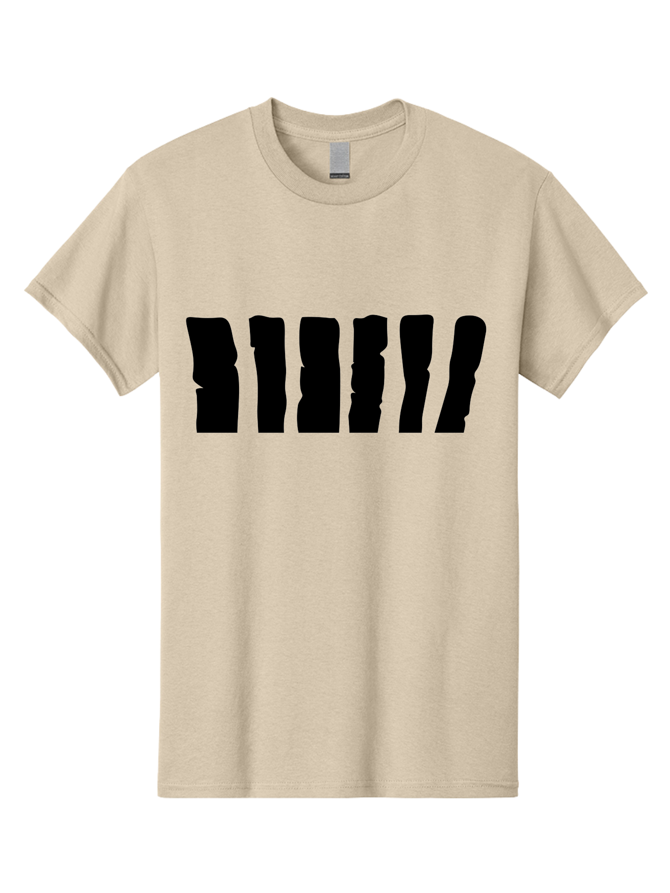 Bimbim Men'S Graphic Tee, 100% Cotton, Comfortable Casual Summer Wear, Machine Washable, Stylized Text, Bold Font, Black Letters, Modern Design, Graphic Element, Abstract Typography, Sleek Aesthetic Aab199