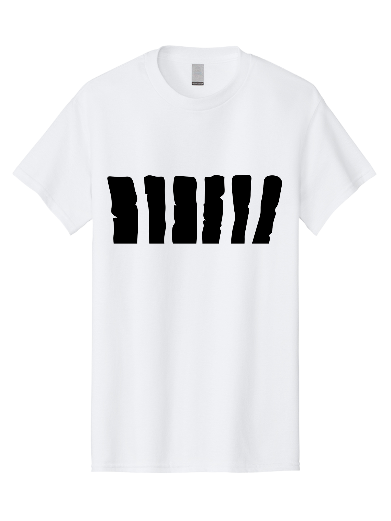 Bimbim Men'S Graphic Tee, 100% Cotton, Comfortable Casual Summer Wear, Machine Washable, Stylized Text, Bold Font, Black Letters, Modern Design, Graphic Element, Abstract Typography, Sleek Aesthetic Aab199