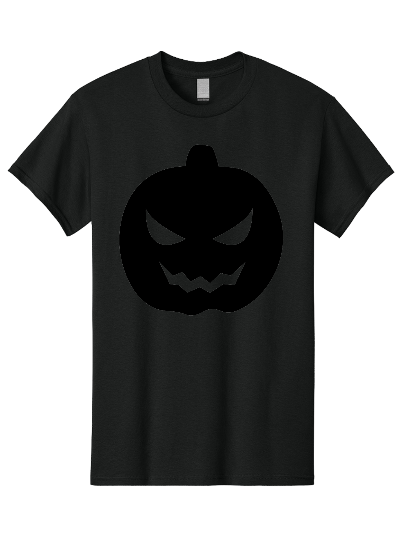 Jack-O-Lantern Men'S Graphic Tee, 100% Cotton, Comfortable Casual Summer Wear, Machine Washable, Halloween Pumpkin, Jack O Lantern, Spooky Face, Glowing Eyes, Menacing Grin, Autumn Decor, Fall Festival, Holiday Symbol, Scary Pumpkin, Aab230