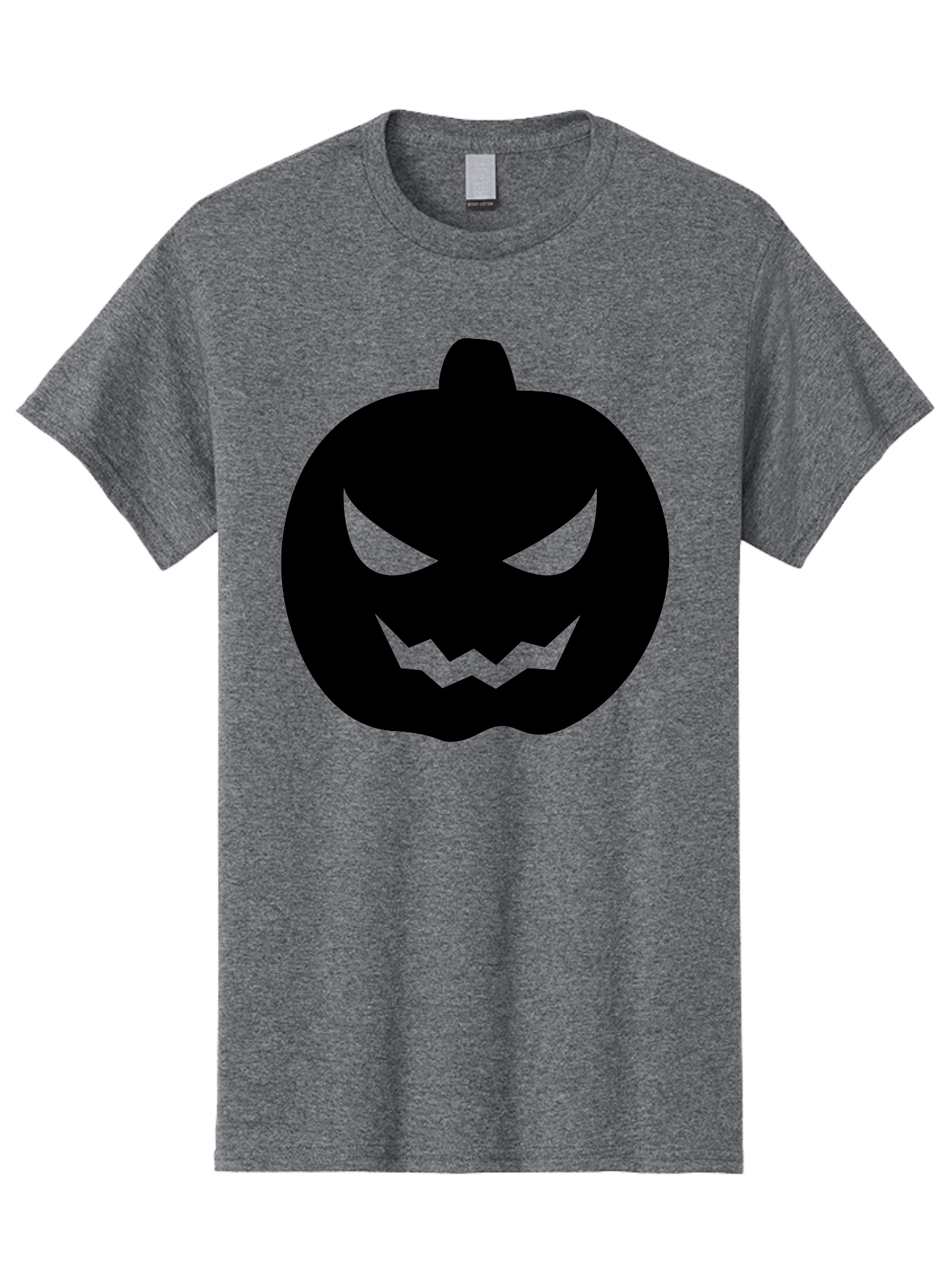 Jack-O-Lantern Men'S Graphic Tee, 100% Cotton, Comfortable Casual Summer Wear, Machine Washable, Halloween Pumpkin, Jack O Lantern, Spooky Face, Glowing Eyes, Menacing Grin, Autumn Decor, Fall Festival, Holiday Symbol, Scary Pumpkin, Aab230