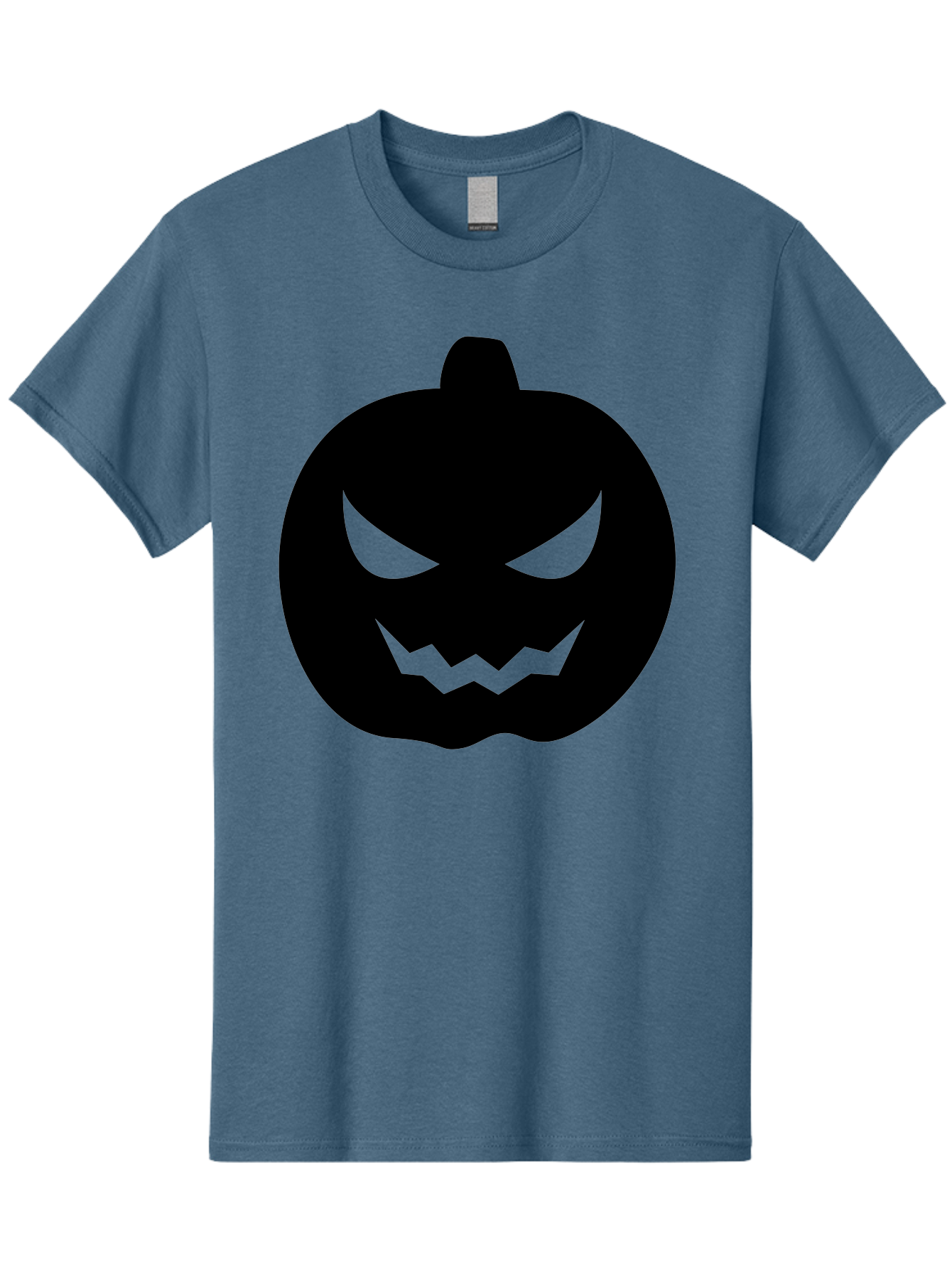 Jack-O-Lantern Men'S Graphic Tee, 100% Cotton, Comfortable Casual Summer Wear, Machine Washable, Halloween Pumpkin, Jack O Lantern, Spooky Face, Glowing Eyes, Menacing Grin, Autumn Decor, Fall Festival, Holiday Symbol, Scary Pumpkin, Aab230
