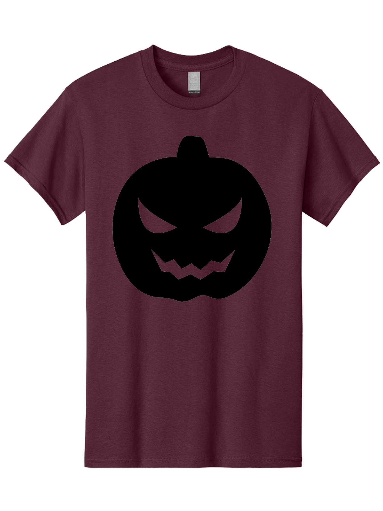Jack-O-Lantern Men'S Graphic Tee, 100% Cotton, Comfortable Casual Summer Wear, Machine Washable, Halloween Pumpkin, Jack O Lantern, Spooky Face, Glowing Eyes, Menacing Grin, Autumn Decor, Fall Festival, Holiday Symbol, Scary Pumpkin, Aab230
