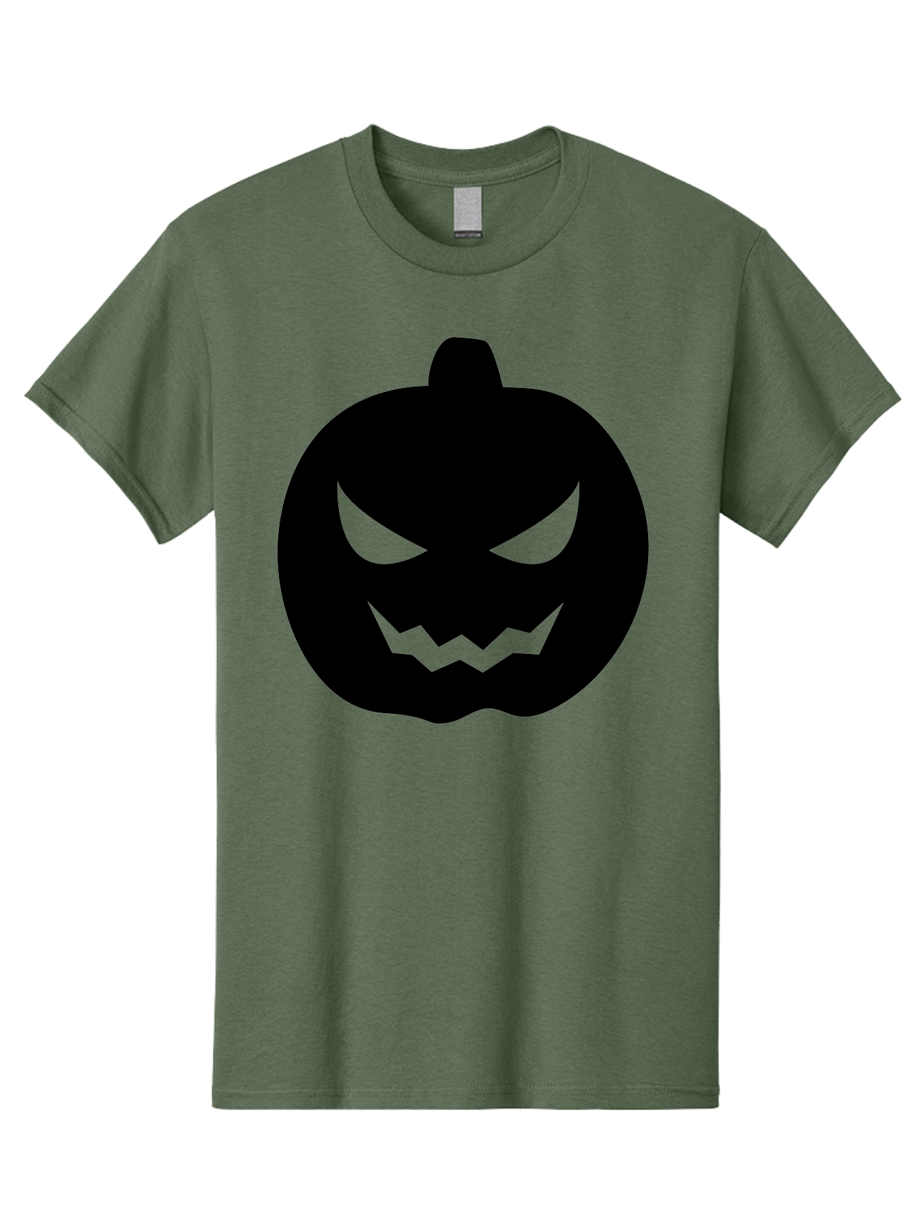 Jack-O-Lantern Men'S Graphic Tee, 100% Cotton, Comfortable Casual Summer Wear, Machine Washable, Halloween Pumpkin, Jack O Lantern, Spooky Face, Glowing Eyes, Menacing Grin, Autumn Decor, Fall Festival, Holiday Symbol, Scary Pumpkin, Aab230