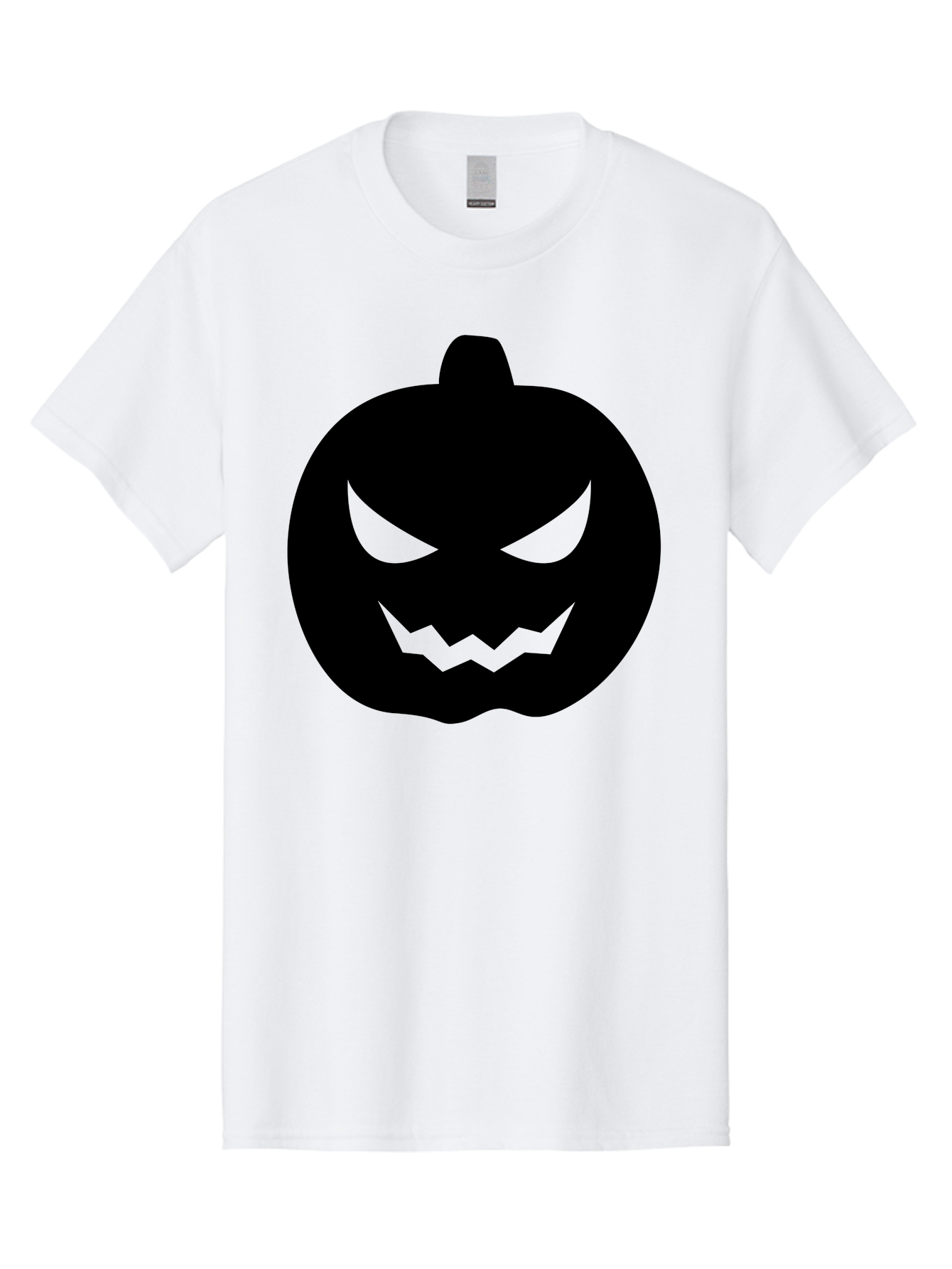 Jack-O-Lantern Men'S Graphic Tee, 100% Cotton, Comfortable Casual Summer Wear, Machine Washable, Halloween Pumpkin, Jack O Lantern, Spooky Face, Glowing Eyes, Menacing Grin, Autumn Decor, Fall Festival, Holiday Symbol, Scary Pumpkin, Aab230