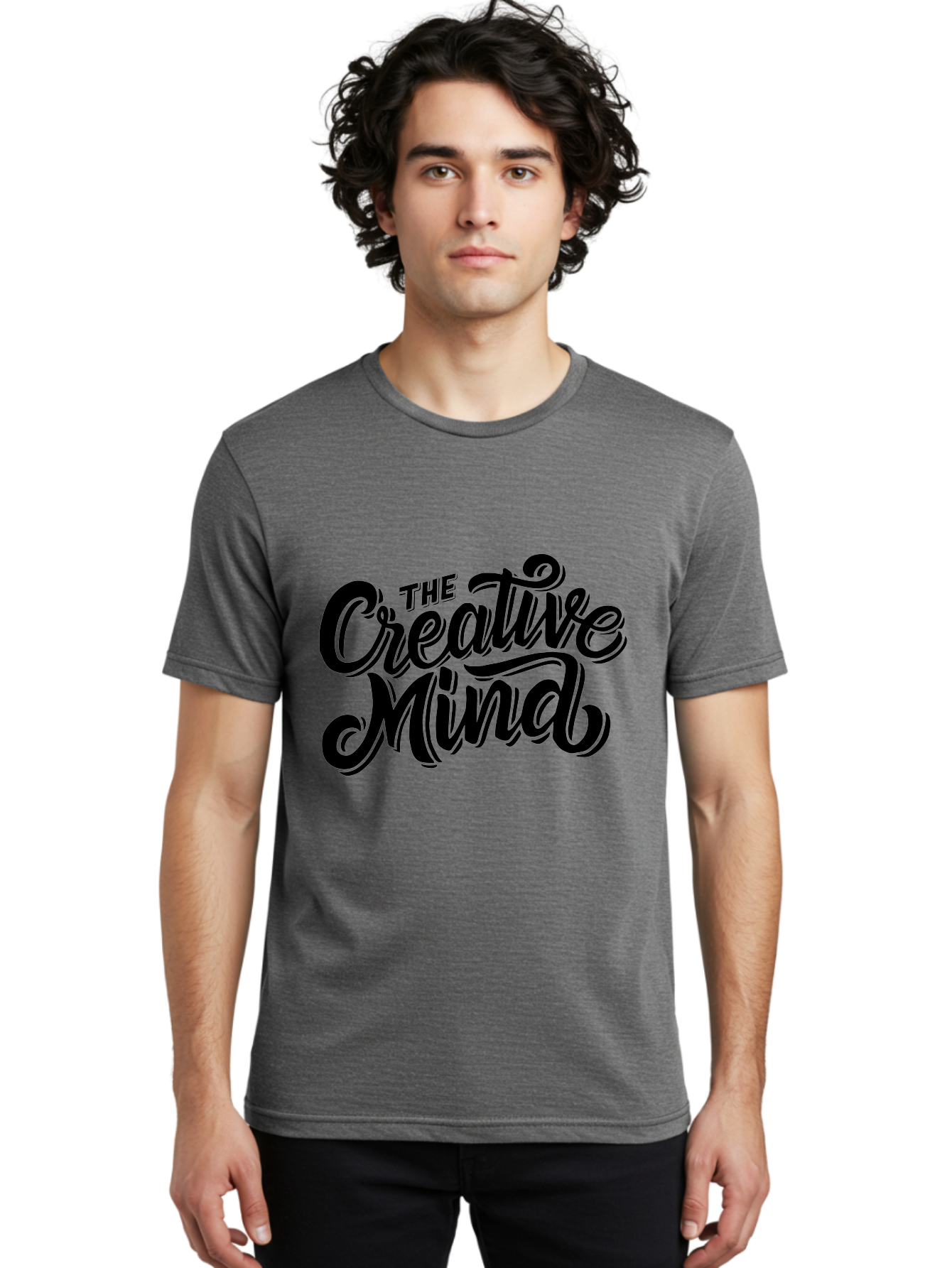 The-Creative-Mind-1 Men'S Graphic Tee, 100% Cotton, Comfortable Casual Summer Wear, Machine Washable, Creative Inspiration, Artistic Expression, Innovative Thinking, Imagination, Creativity, Artistic Ideas, Thoughtful Imagination, Artistry Aab253