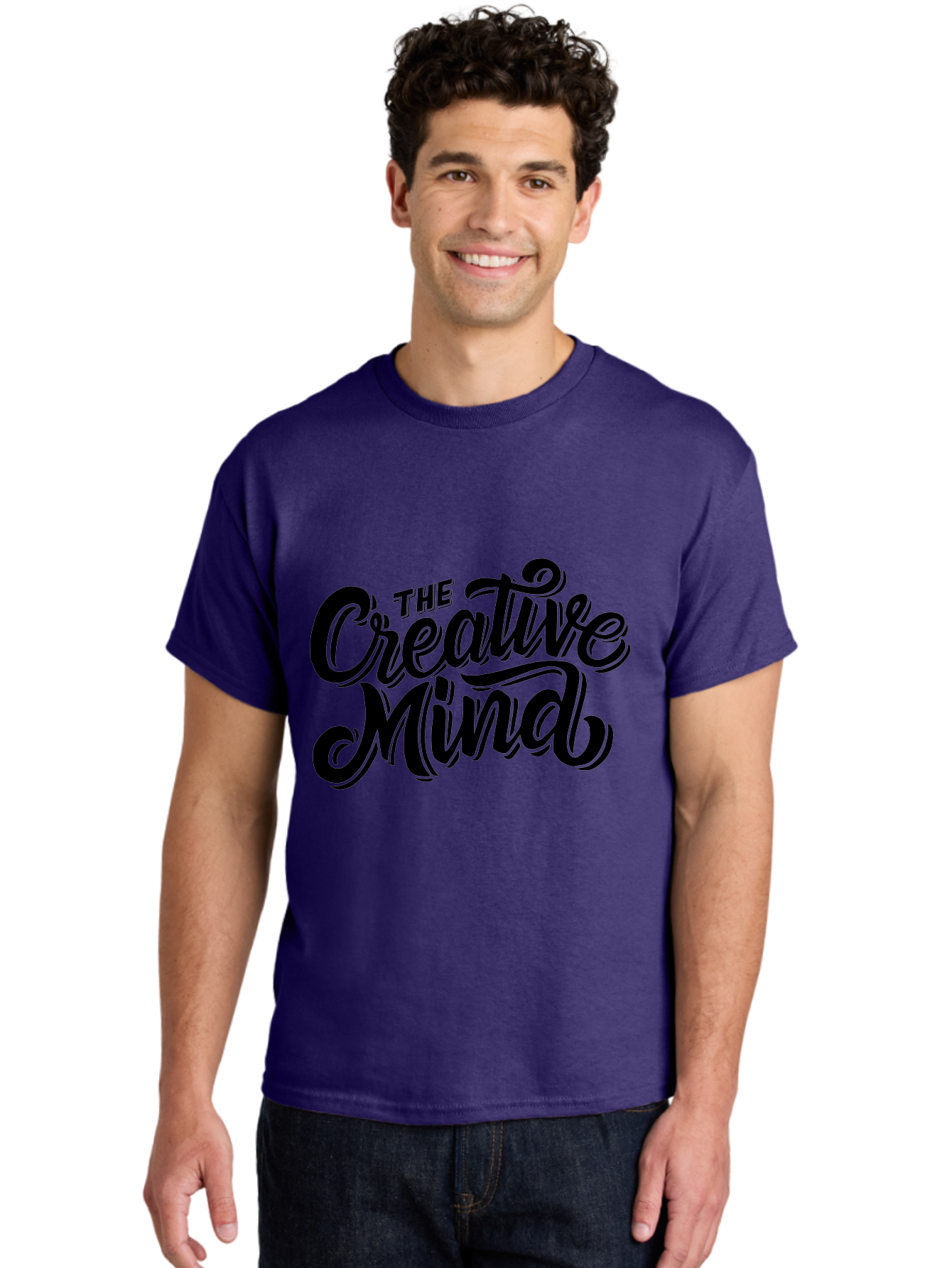 The-Creative-Mind-1 Men'S Graphic Tee, 100% Cotton, Comfortable Casual Summer Wear, Machine Washable, Creative Inspiration, Artistic Expression, Innovative Thinking, Imagination, Creativity, Artistic Ideas, Thoughtful Imagination, Artistry Aab253