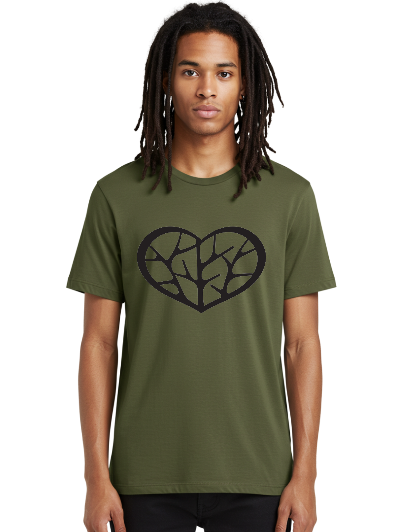 Brain-Heart Men'S Graphic Tee, 100% Cotton, Comfortable Casual Summer Wear, Machine Washable, Brain And Heart, Love And Intelligence, Harmony, Unity, Creativity, Brain-Heart Connection, Heart-Brain Balance, Emotional Intelligence Aab258