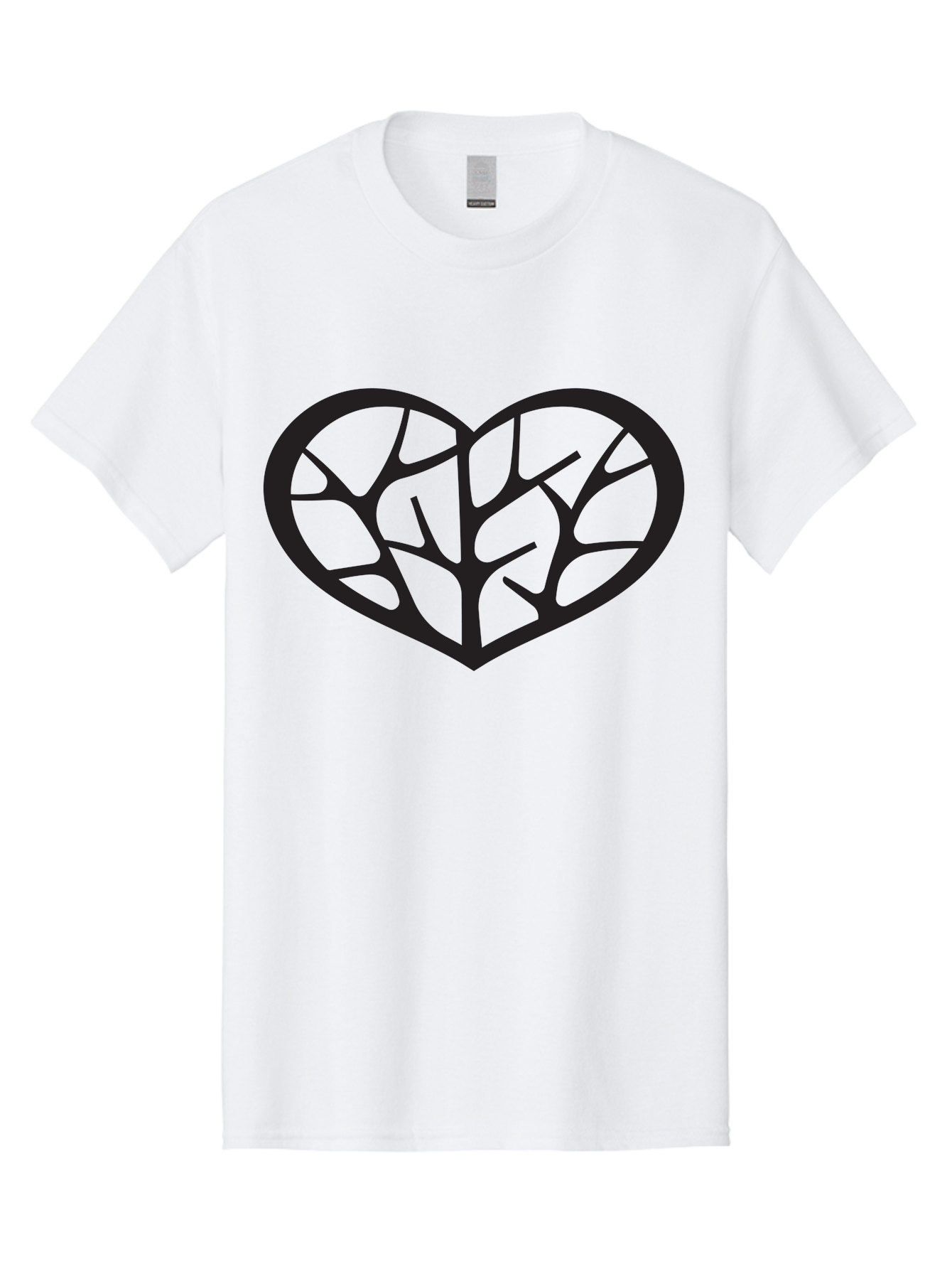 Brain-Heart Men'S Graphic Tee, 100% Cotton, Comfortable Casual Summer Wear, Machine Washable, Brain And Heart, Love And Intelligence, Harmony, Unity, Creativity, Brain-Heart Connection, Heart-Brain Balance, Emotional Intelligence Aab258