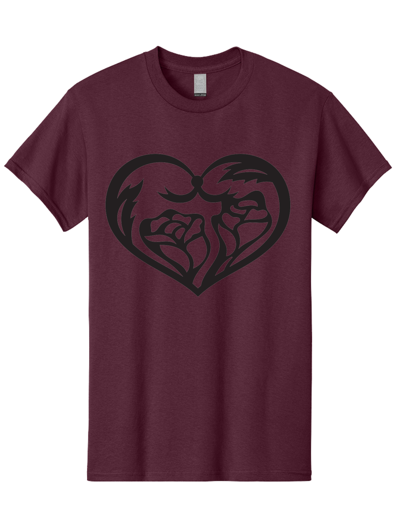 Clenched-Fists-Heart Men'S Graphic Tee, 100% Cotton, Comfortable Casual Summer Wear, Machine Washable, Clenched Fists, Heart Symbol, Strength, Power Symbol, Boxing Gloves, Aggression, Boxing Inspiration, Heart Art, Fist Bump Symbol, Aab260
