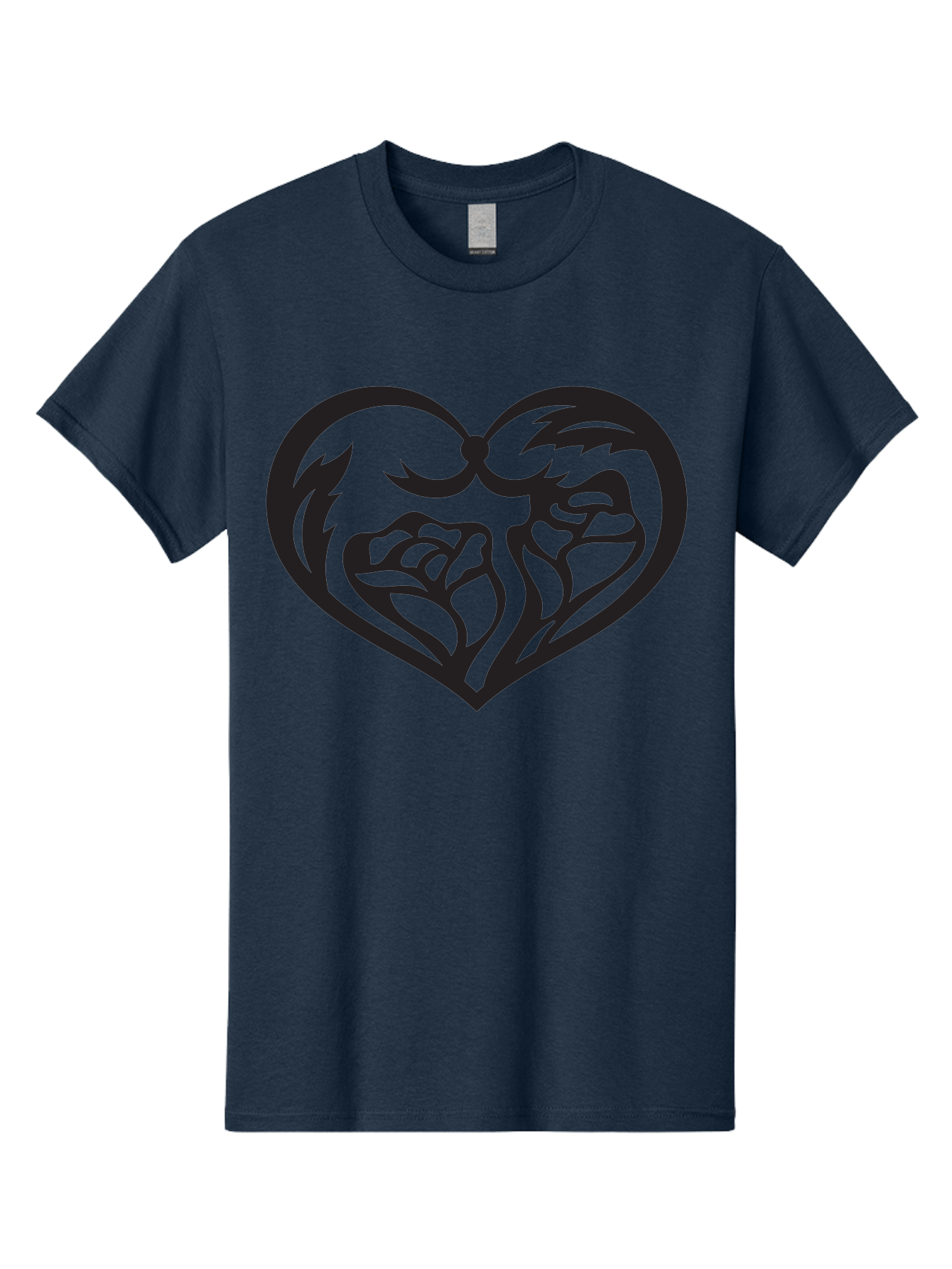 Clenched-Fists-Heart Men'S Graphic Tee, 100% Cotton, Comfortable Casual Summer Wear, Machine Washable, Clenched Fists, Heart Symbol, Strength, Power Symbol, Boxing Gloves, Aggression, Boxing Inspiration, Heart Art, Fist Bump Symbol, Aab260