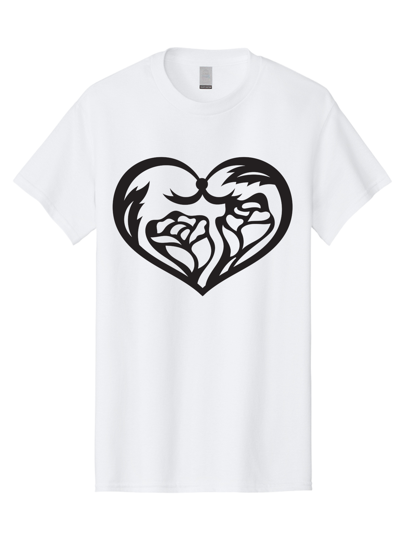 Clenched-Fists-Heart Men'S Graphic Tee, 100% Cotton, Comfortable Casual Summer Wear, Machine Washable, Clenched Fists, Heart Symbol, Strength, Power Symbol, Boxing Gloves, Aggression, Boxing Inspiration, Heart Art, Fist Bump Symbol, Aab260