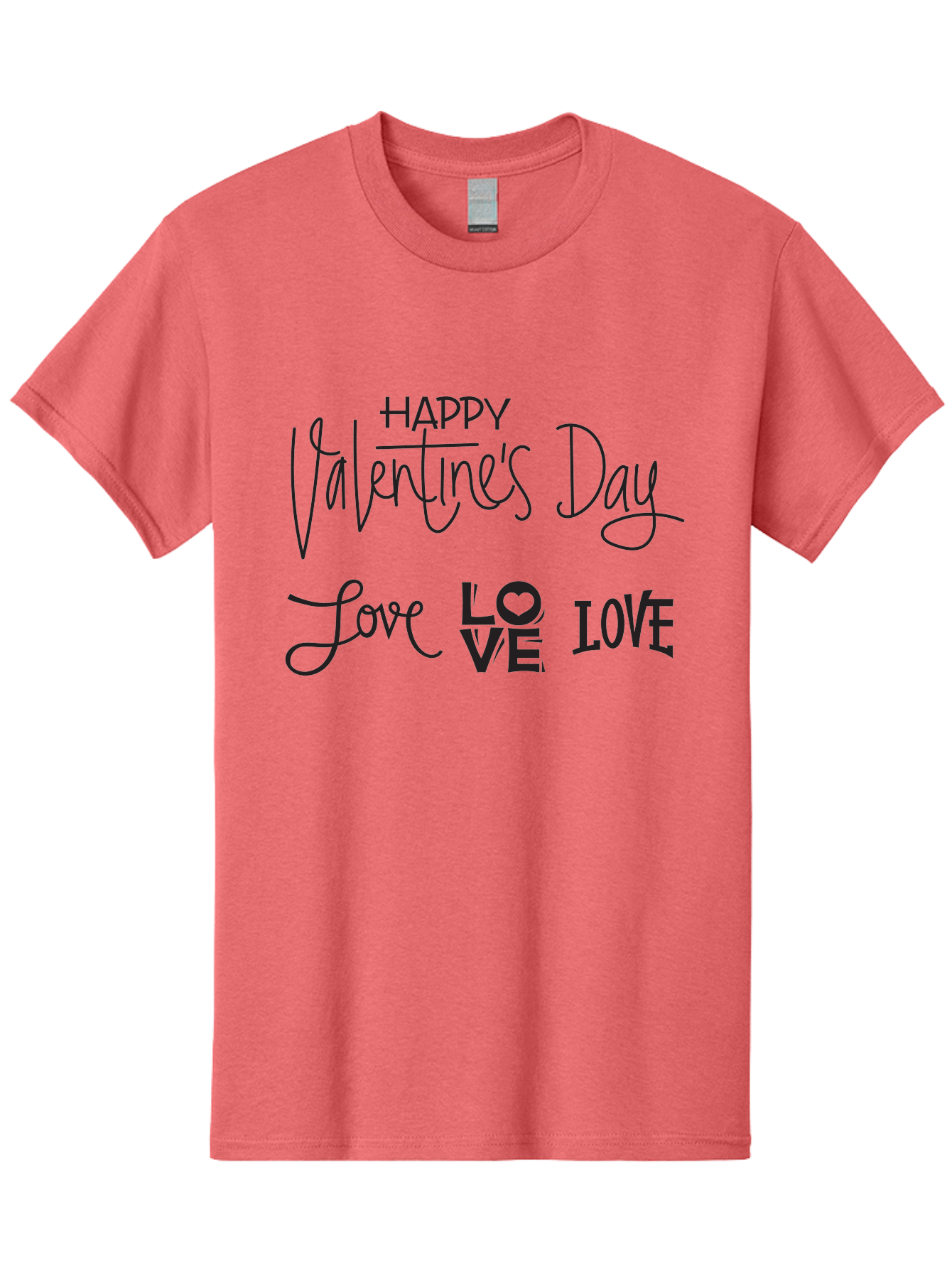 Happy-Valentine-S-Day-1 Men'S Graphic Tee, 100% Cotton, Comfortable Casual Summer Wear, Machine Washable, Happy Valentines Day, Love Messages, Valentines Day Wishes, Love Quotes, Valentines Day Greetings, Romantic Wishes, Love Expression Aab271