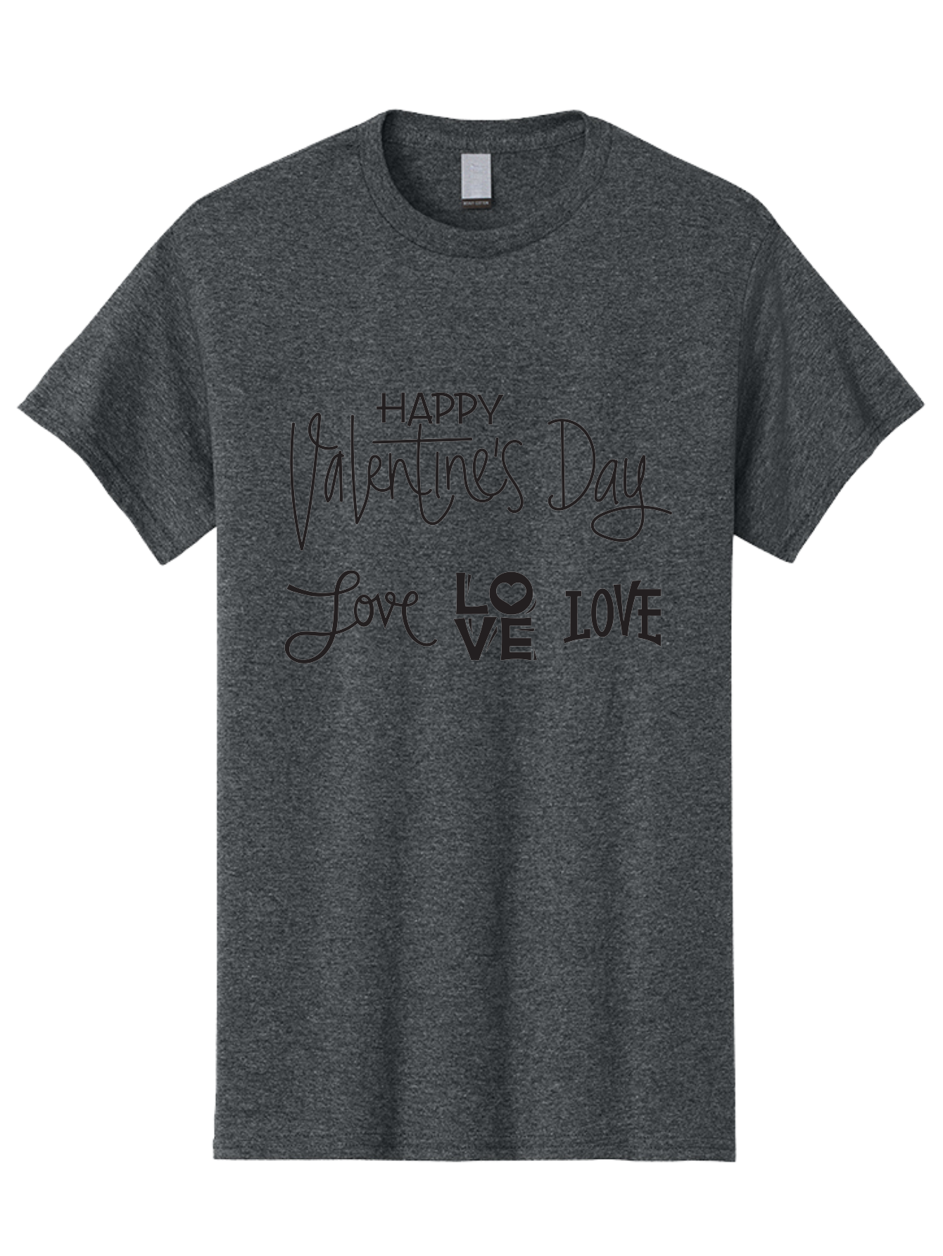Happy-Valentine-S-Day-1 Men'S Graphic Tee, 100% Cotton, Comfortable Casual Summer Wear, Machine Washable, Happy Valentines Day, Love Messages, Valentines Day Wishes, Love Quotes, Valentines Day Greetings, Romantic Wishes, Love Expression Aab271
