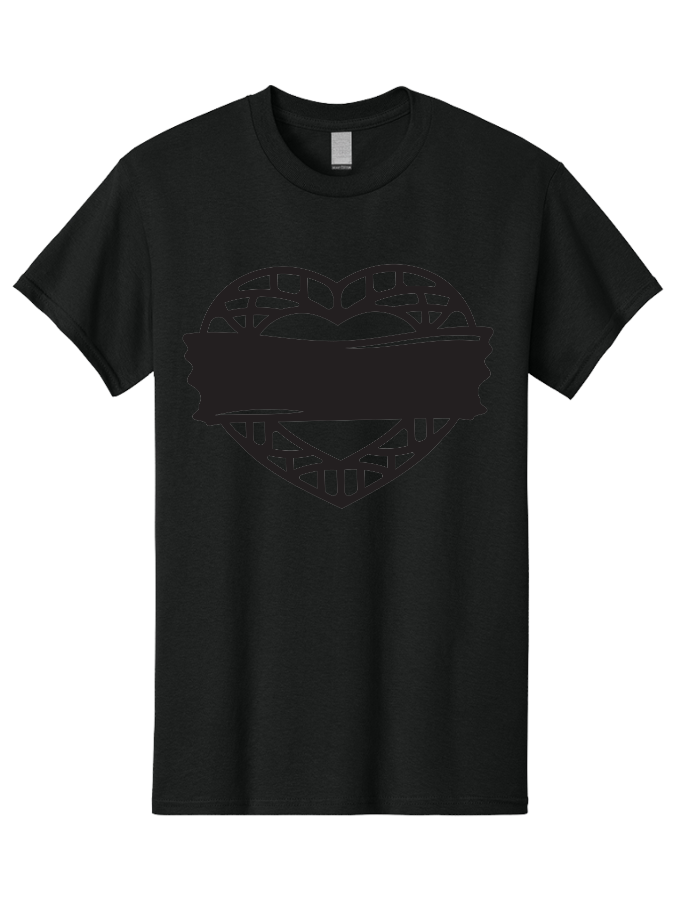 Heart-With-Duct-Tape Men'S Graphic Tee, 100% Cotton, Comfortable Casual Summer Wear, Machine Washable, Heart Shape, Intricate Design, Muzzled Heart, Love Symbol, Decorative Art, Symbolic Representation, Heart Pattern Aab281