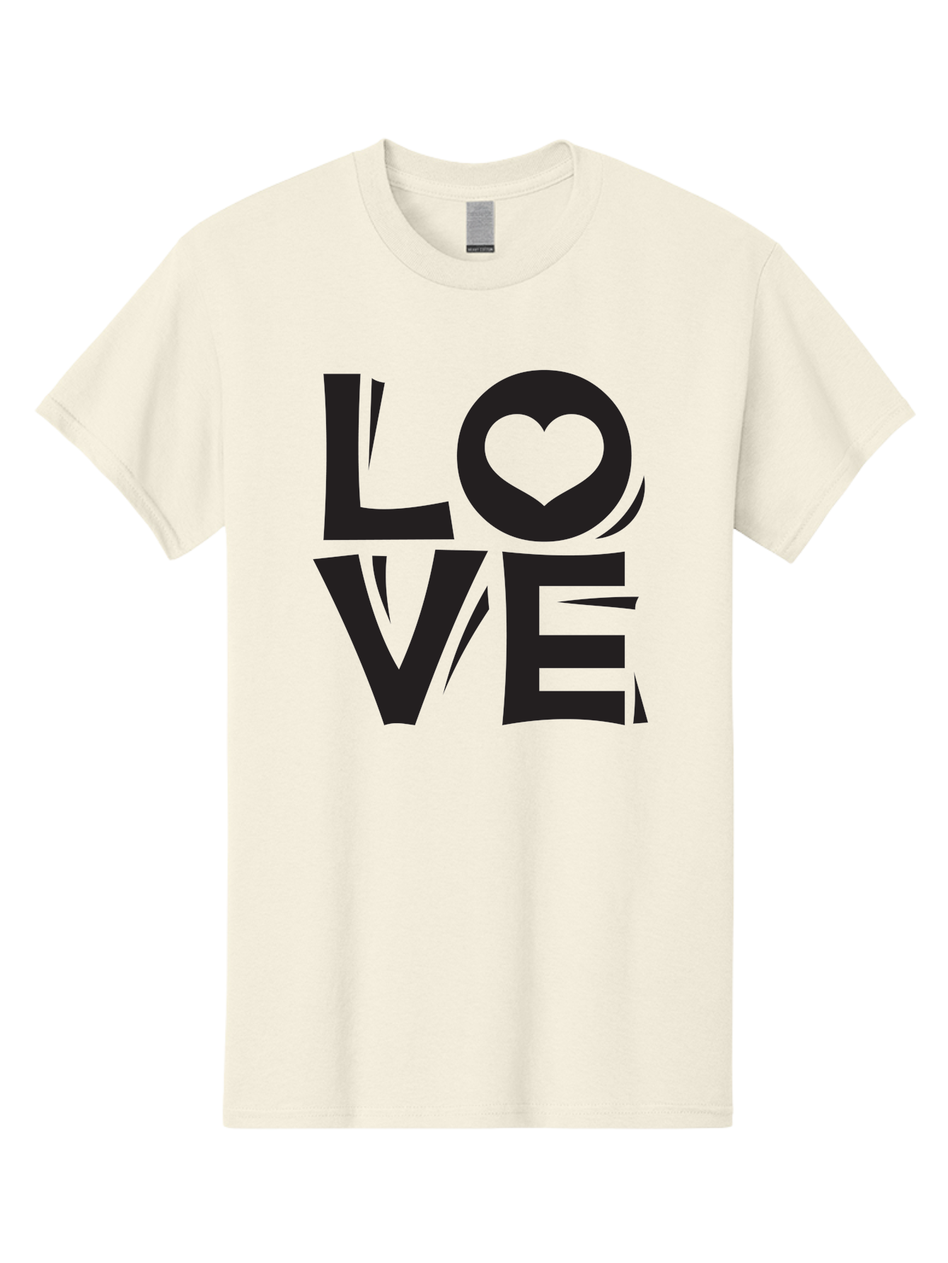Love-1 Men'S Graphic Tee, 100% Cotton, Comfortable Casual Summer Wear, Machine Washable, Love Typography, Heart Symbol, Black Lettering, Bold Font, Quirky Design, Love Message, Abstract Art, Modern Style Aab289
