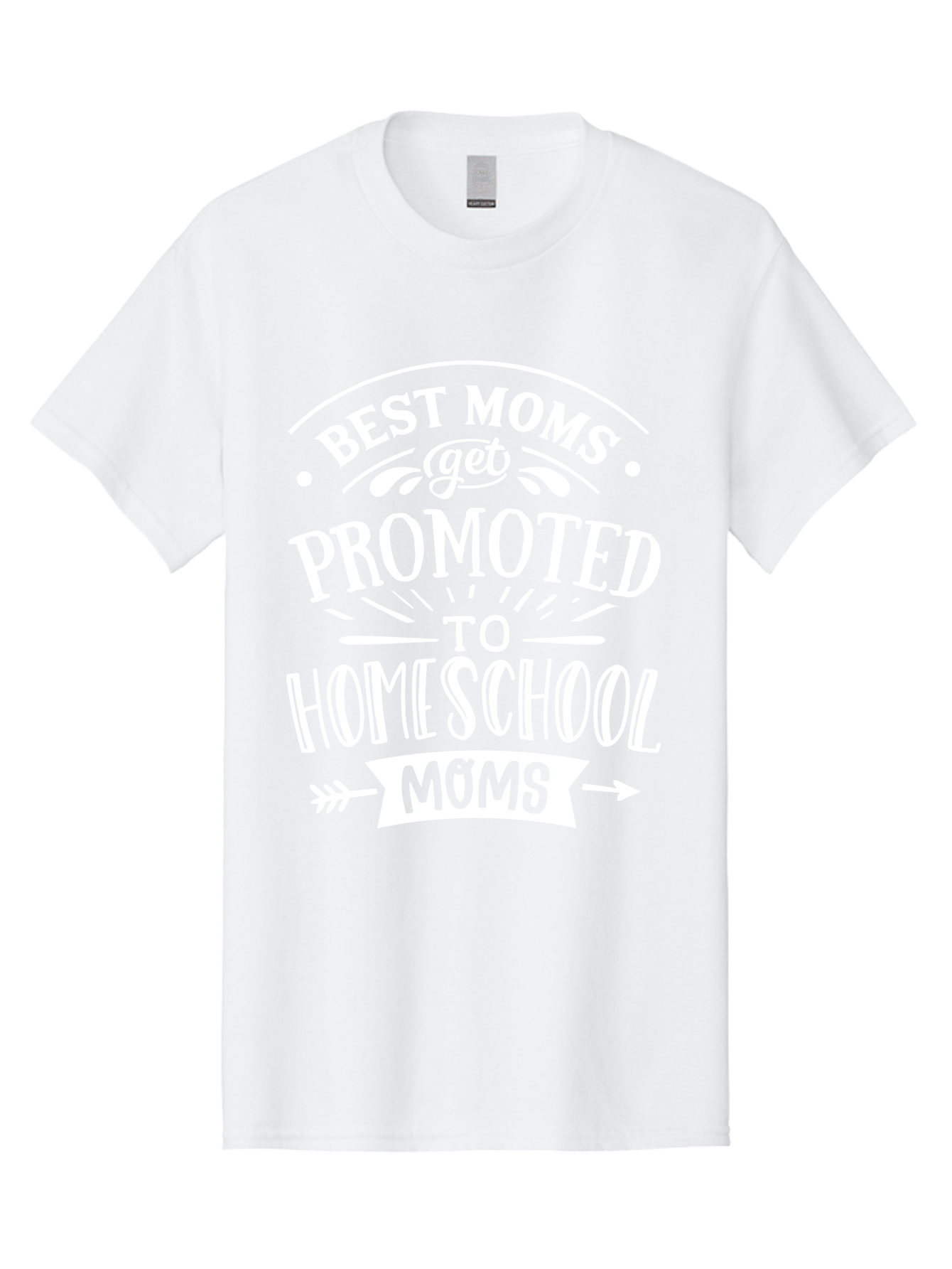 Best-Moms-Get-Promoted-To-Homeschool-Moms Men'S Graphic Tee, 100% Cotton, Comfortable Casual Summer Wear, Machine Washable, Homeschooling Mom, Best Mom, Mom Quotes, Homeschool Mom Quotes, Funny Mom Quotes, Mom Life, Parenting Humor, Aab321