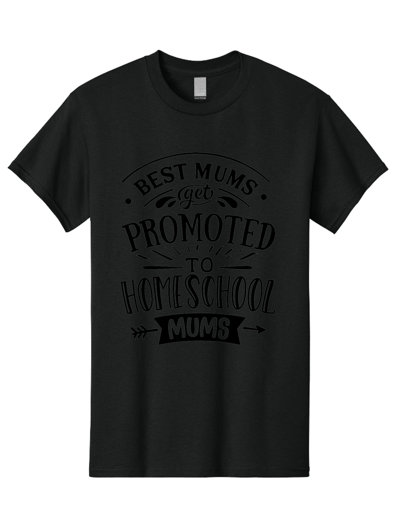 Best-Mums-Get-Promoted Men'S Graphic Tee, 100% Cotton, Comfortable Casual Summer Wear, Machine Washable, Homeschooling Moms, Parenting Quotes, Homeschool Mom Quotes, Funny Mom Quotes, Mom Appreciation, Motherhood, Homeschooling, Aab323