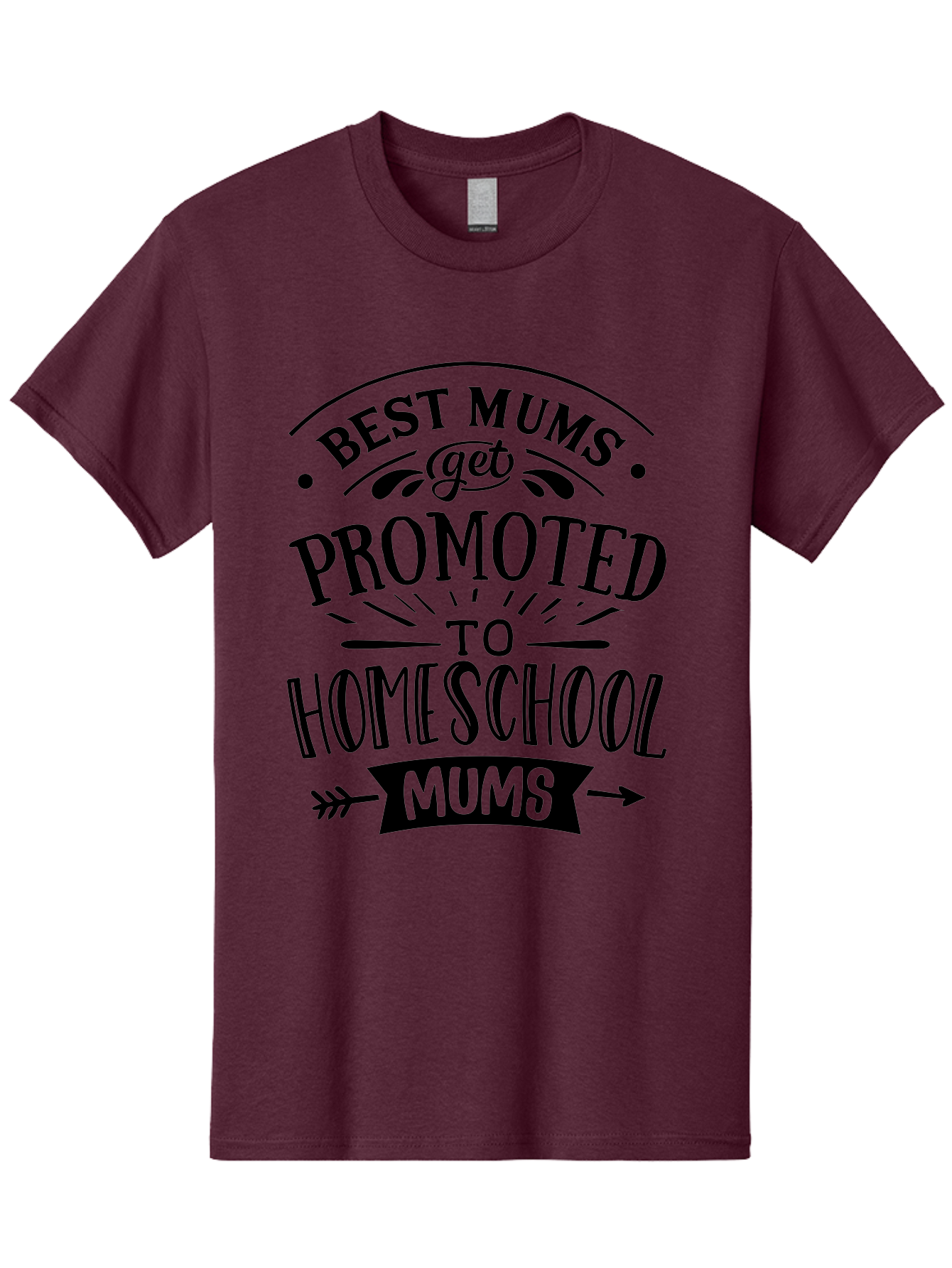 Best-Mums-Get-Promoted Men'S Graphic Tee, 100% Cotton, Comfortable Casual Summer Wear, Machine Washable, Homeschooling Moms, Parenting Quotes, Homeschool Mom Quotes, Funny Mom Quotes, Mom Appreciation, Motherhood, Homeschooling, Aab323