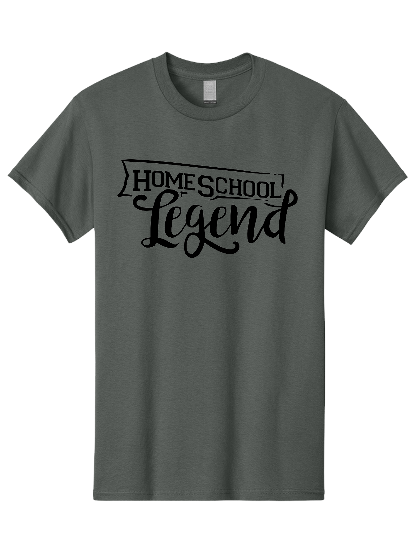 Home-School-Legend Men'S Graphic Tee, 100% Cotton, Comfortable Casual Summer Wear, Machine Washable, Home School Legend, Homeschooling, Personalized Learning, Custom Education, Educational Excellence, Homeschool Pride Aab332