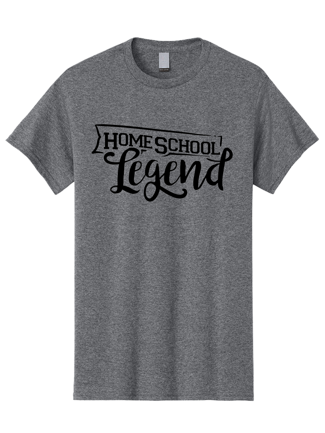 Home-School-Legend Men'S Graphic Tee, 100% Cotton, Comfortable Casual Summer Wear, Machine Washable, Home School Legend, Homeschooling, Personalized Learning, Custom Education, Educational Excellence, Homeschool Pride Aab332