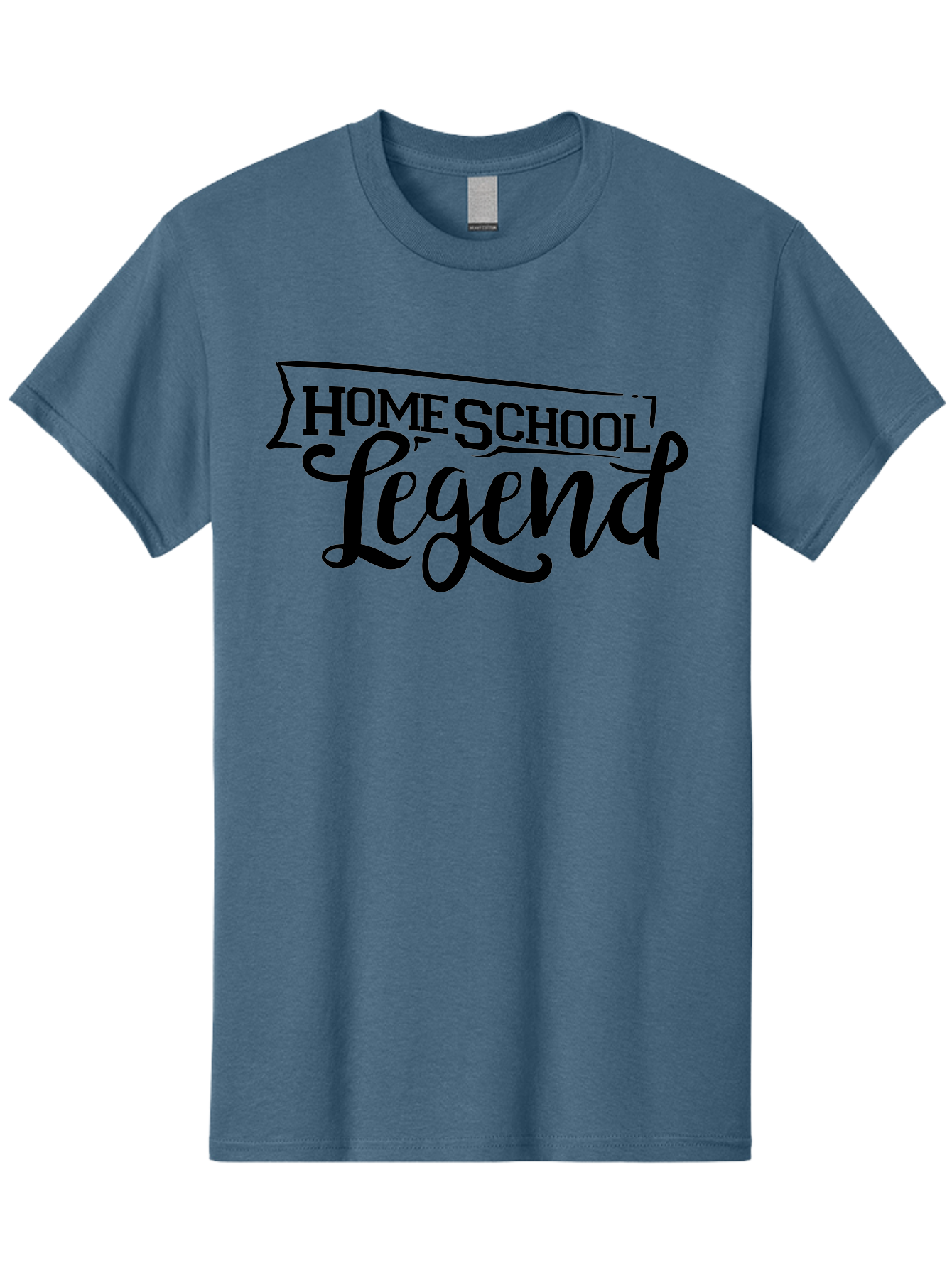 Home-School-Legend Men'S Graphic Tee, 100% Cotton, Comfortable Casual Summer Wear, Machine Washable, Home School Legend, Homeschooling, Personalized Learning, Custom Education, Educational Excellence, Homeschool Pride Aab332