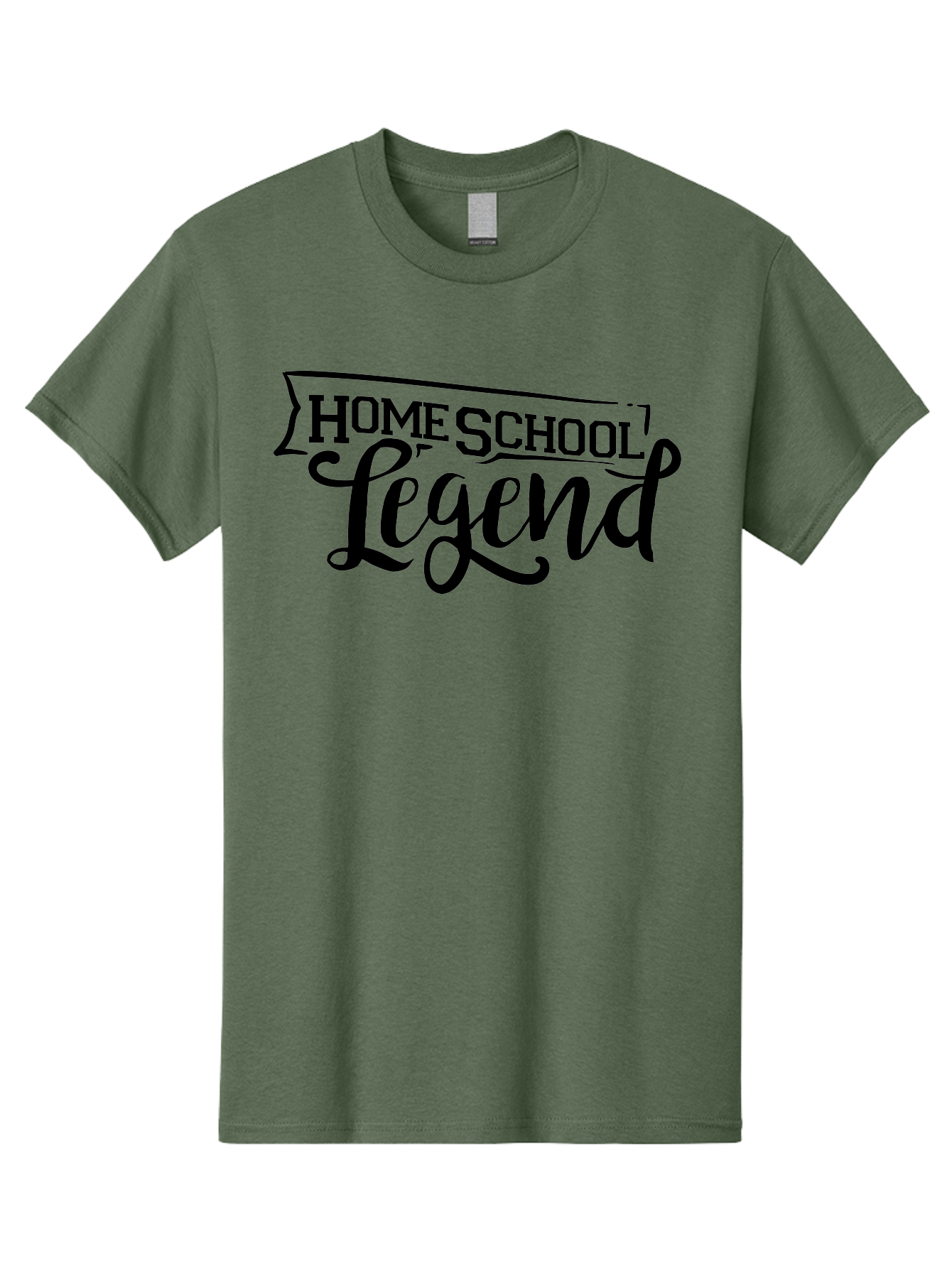Home-School-Legend Men'S Graphic Tee, 100% Cotton, Comfortable Casual Summer Wear, Machine Washable, Home School Legend, Homeschooling, Personalized Learning, Custom Education, Educational Excellence, Homeschool Pride Aab332