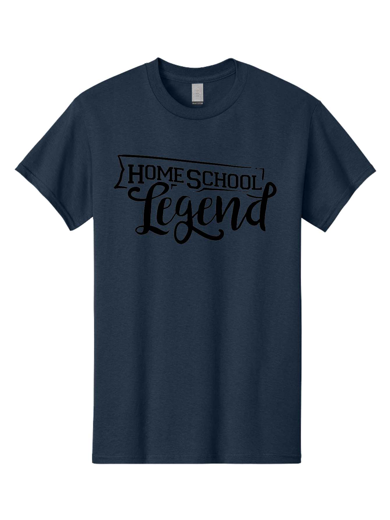Home-School-Legend Men'S Graphic Tee, 100% Cotton, Comfortable Casual Summer Wear, Machine Washable, Home School Legend, Homeschooling, Personalized Learning, Custom Education, Educational Excellence, Homeschool Pride Aab332