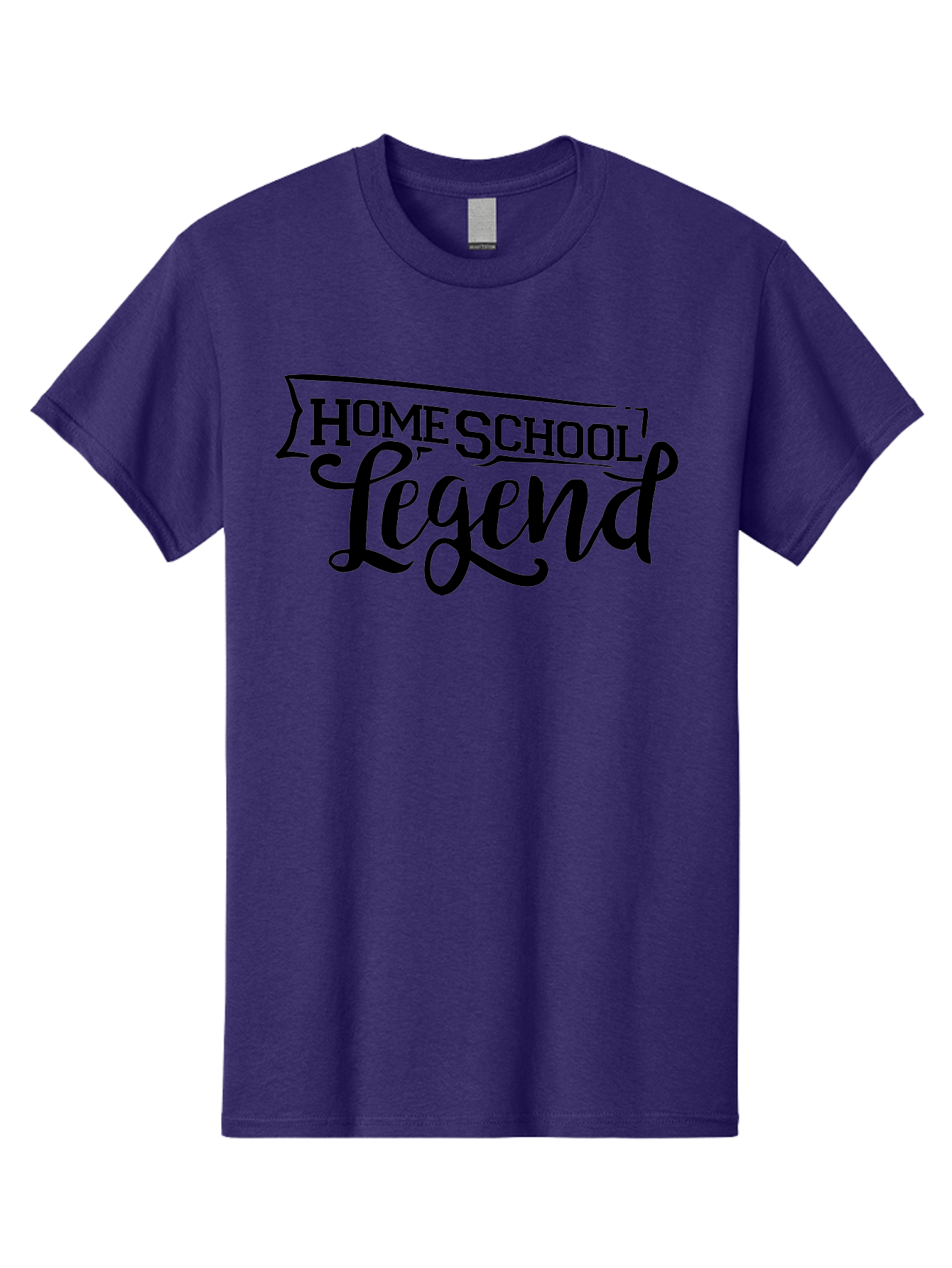 Home-School-Legend Men'S Graphic Tee, 100% Cotton, Comfortable Casual Summer Wear, Machine Washable, Home School Legend, Homeschooling, Personalized Learning, Custom Education, Educational Excellence, Homeschool Pride Aab332